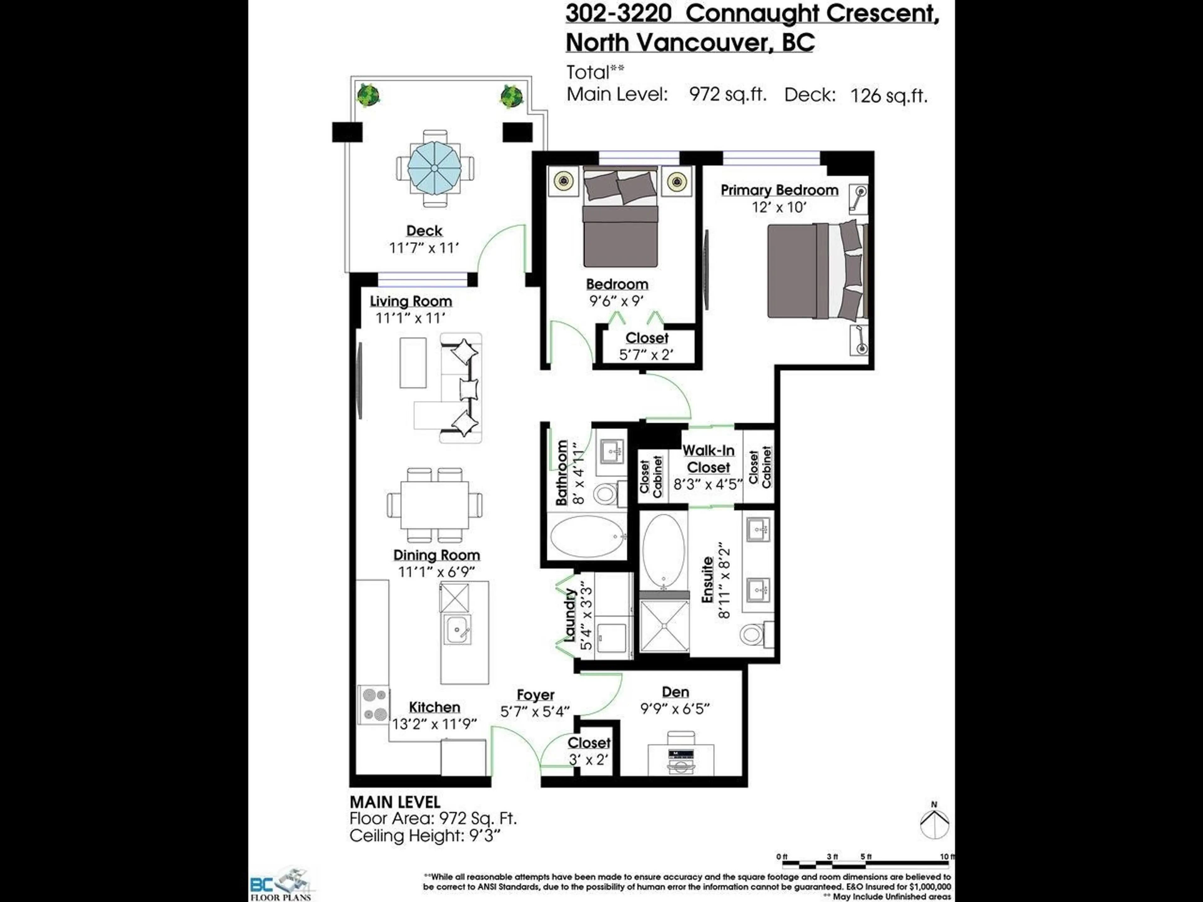 Property at #302 3220 CONNAUGHT CRESCENT, North Vancouver, BC