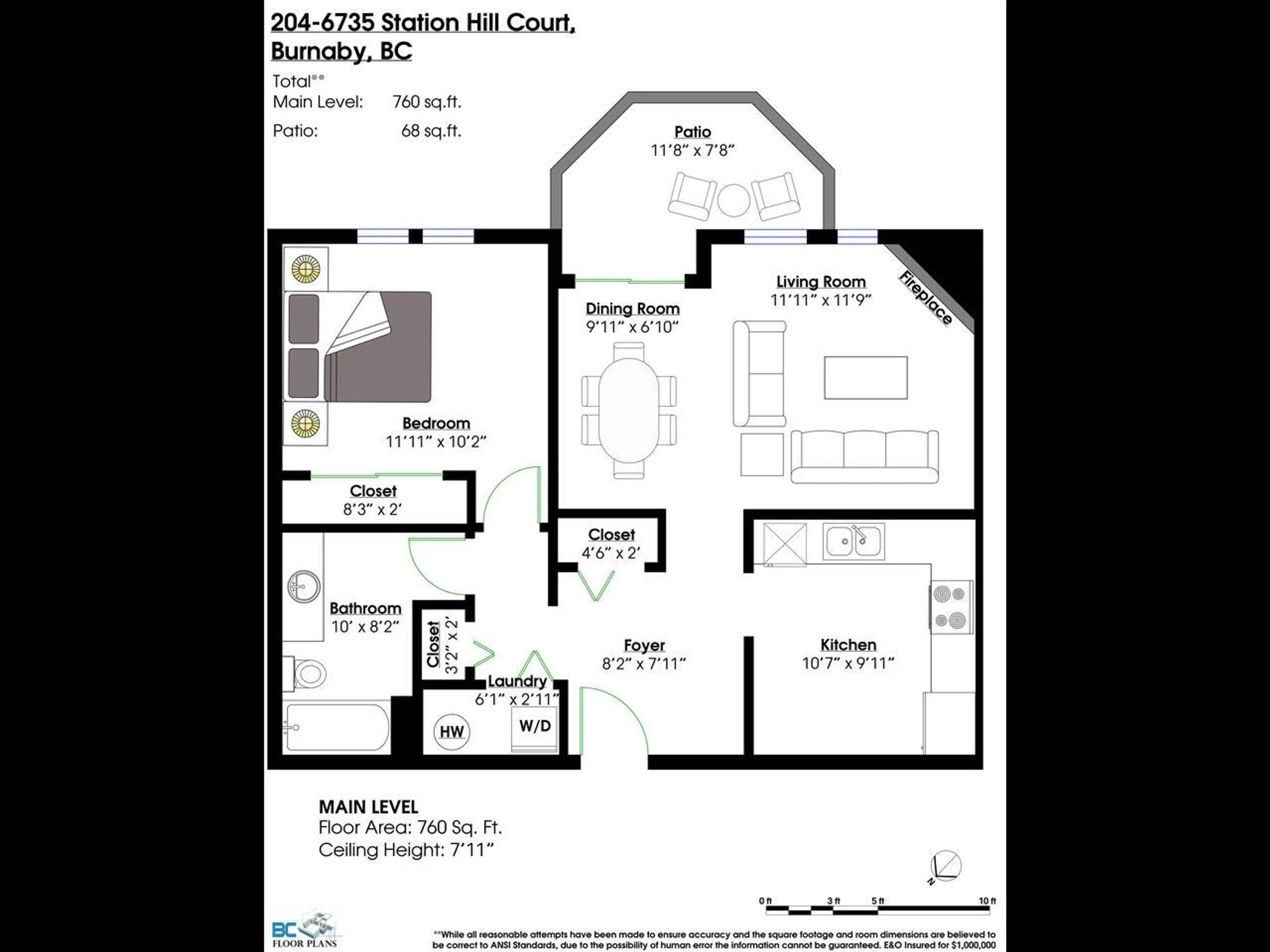 Property at #204 6735 STATION HILL COURT, Burnaby, BC