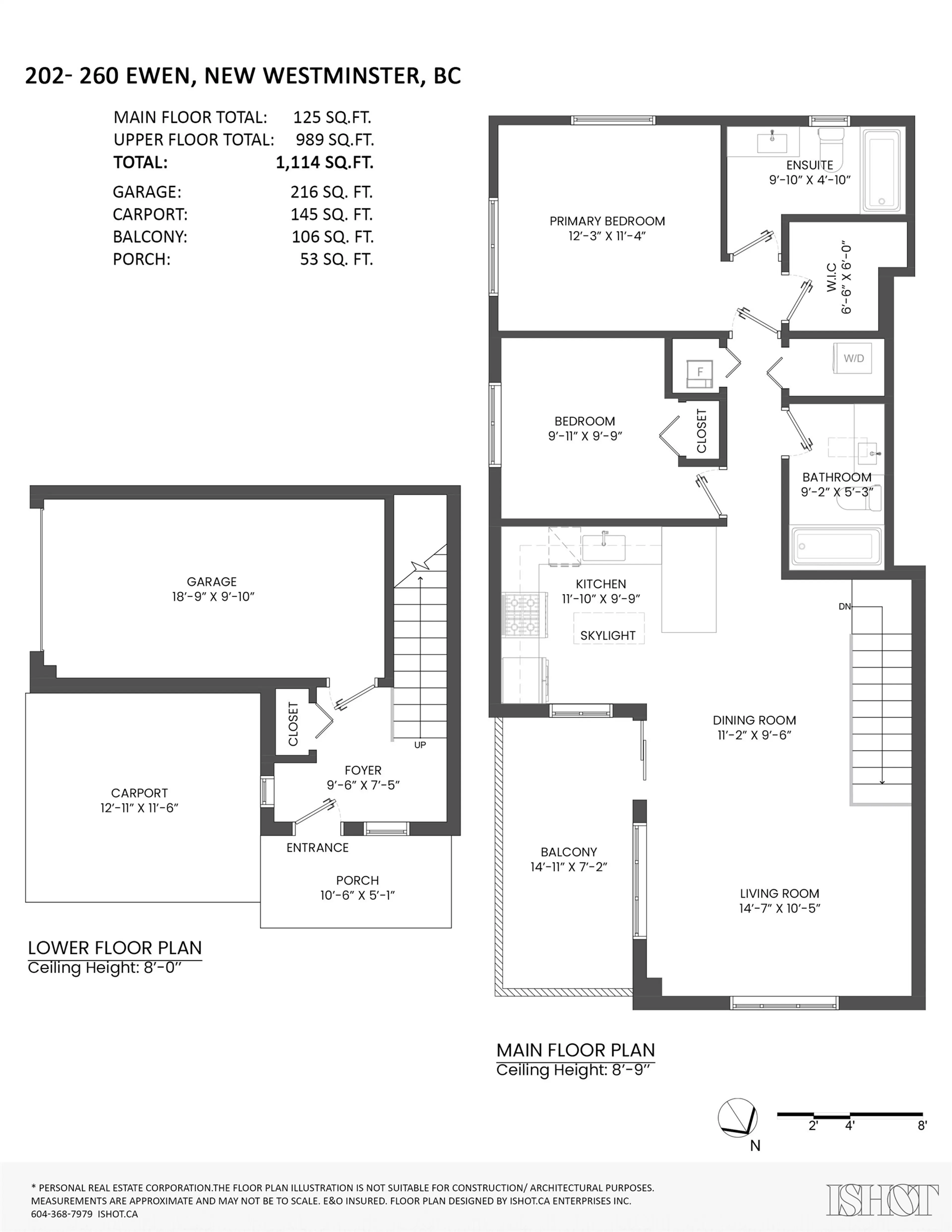 Property at #202 260 EWEN AVENUE, New Westminster, BC