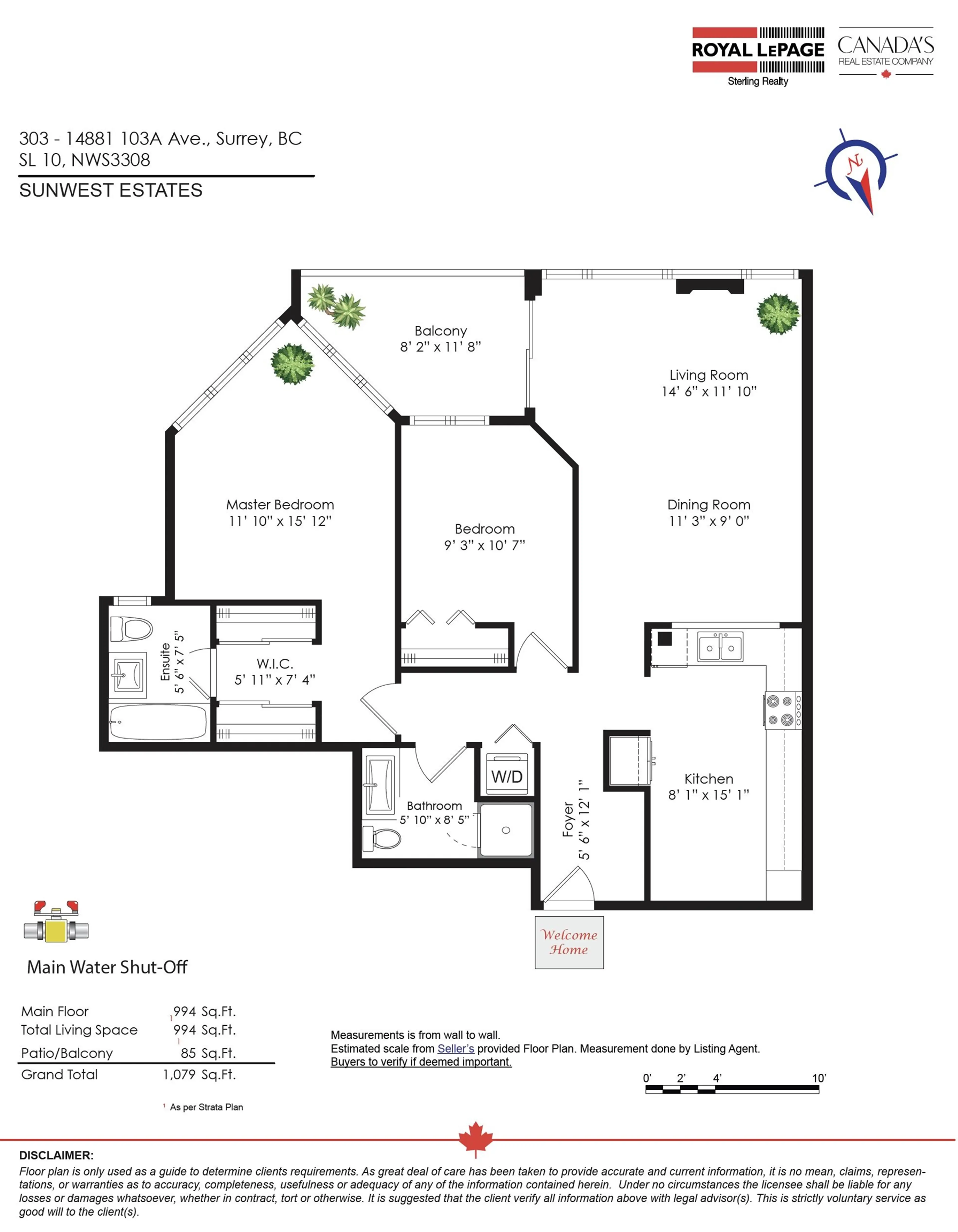 Property at #303 14881 103A AVENUE, Surrey, BC