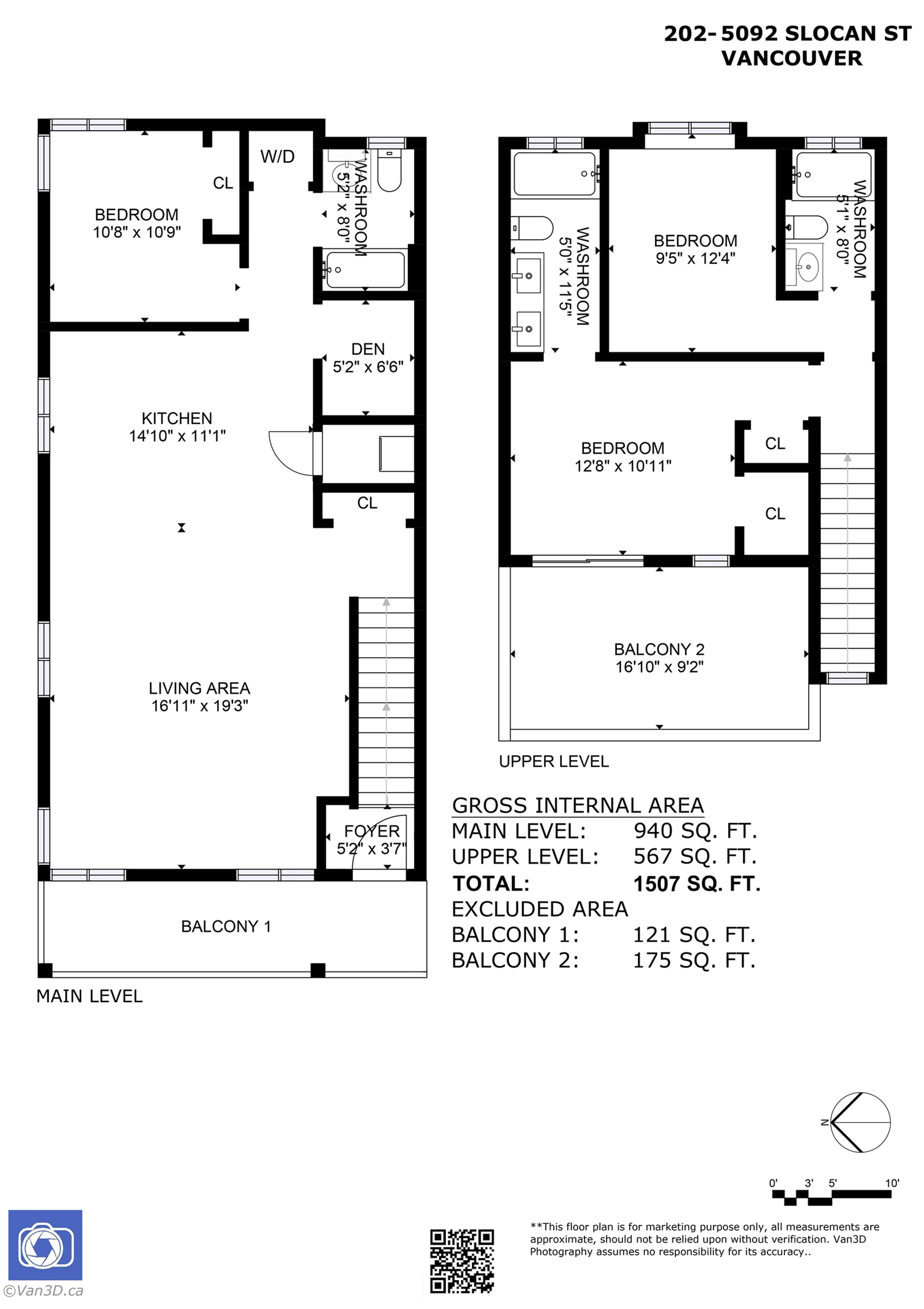 Property at #202 5092 SLOCAN STREET, Vancouver, BC
