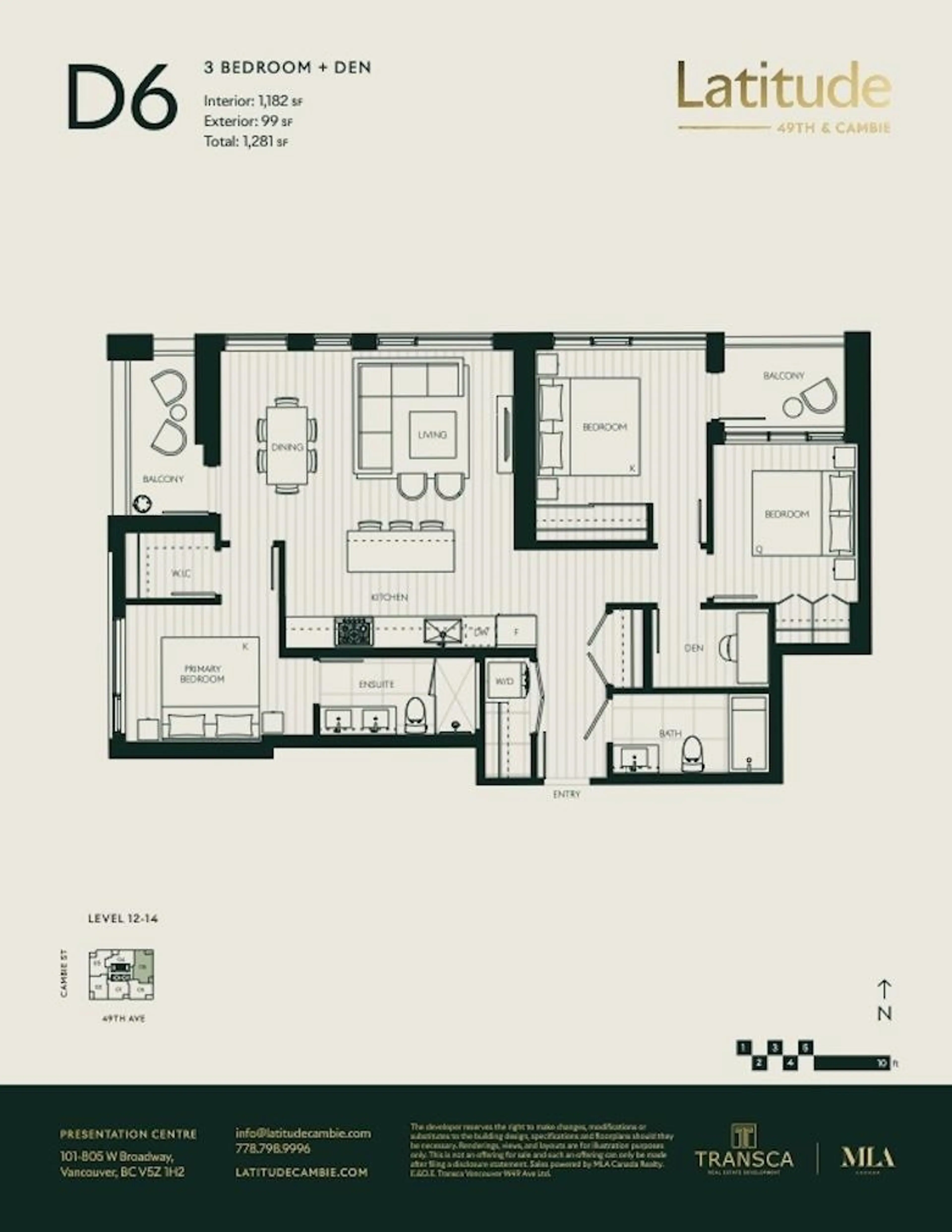 Property at #1205 481 W 49TH AVENUE, Vancouver, BC