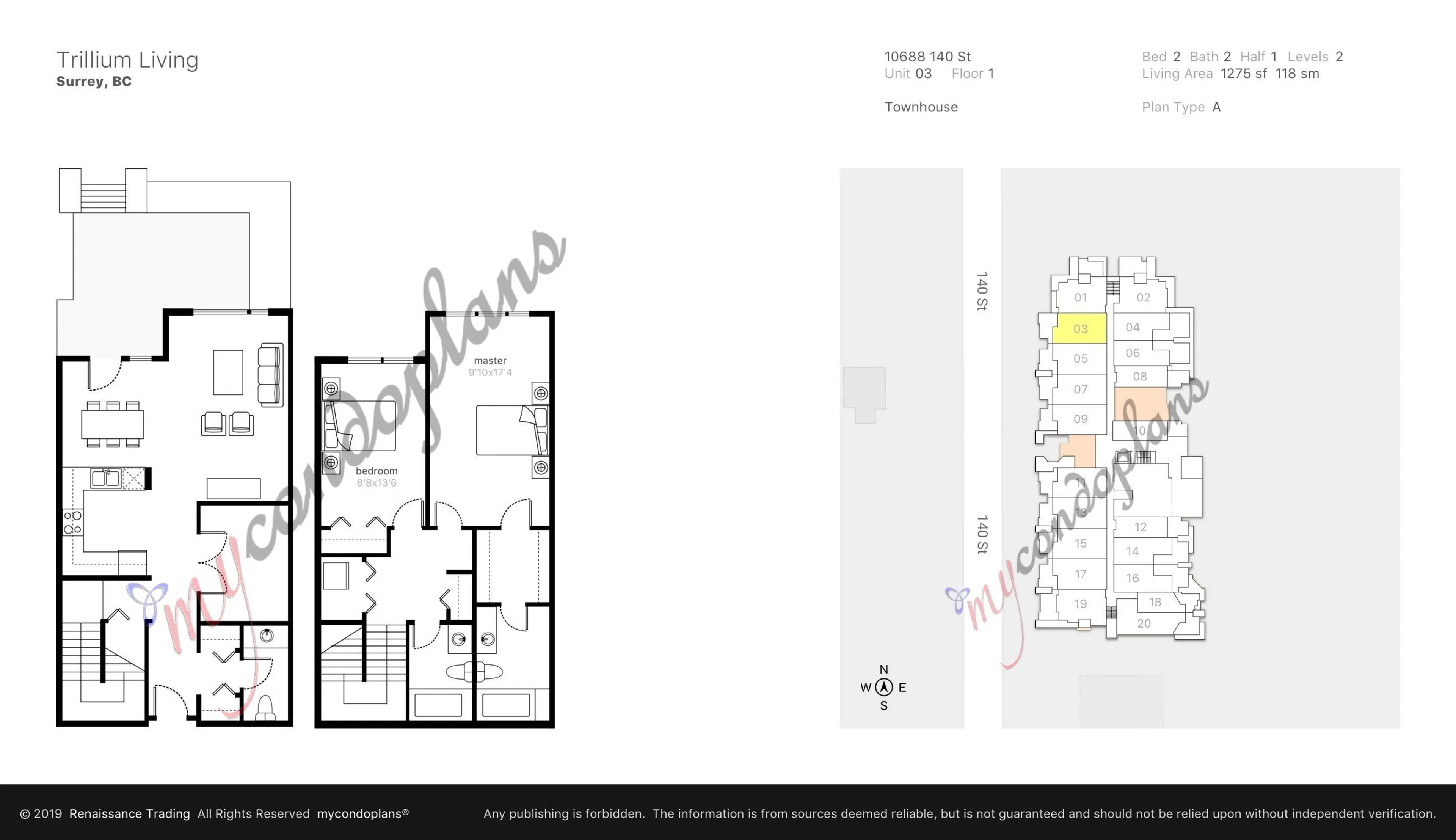 Property at #103 10688 140 STREET, Surrey, BC