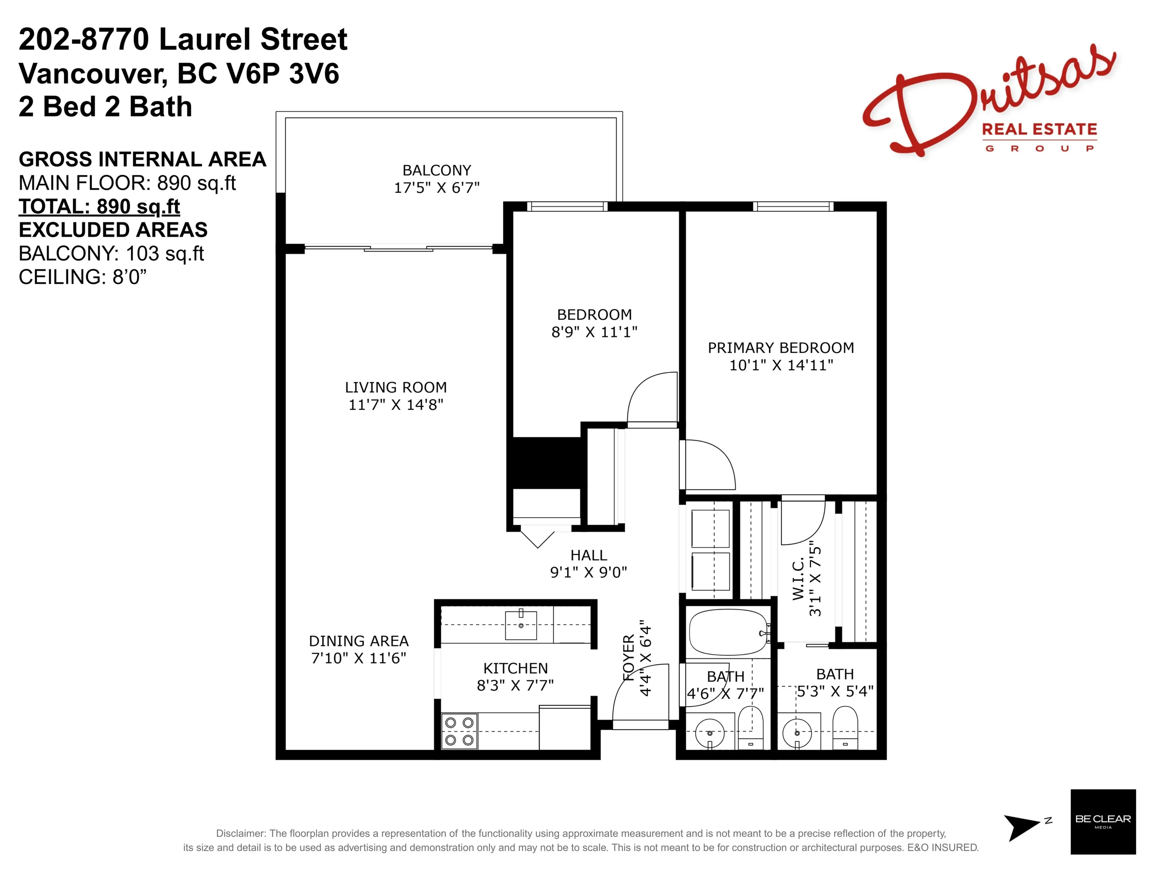 Property at #202 8770 LAUREL STREET, Vancouver, BC