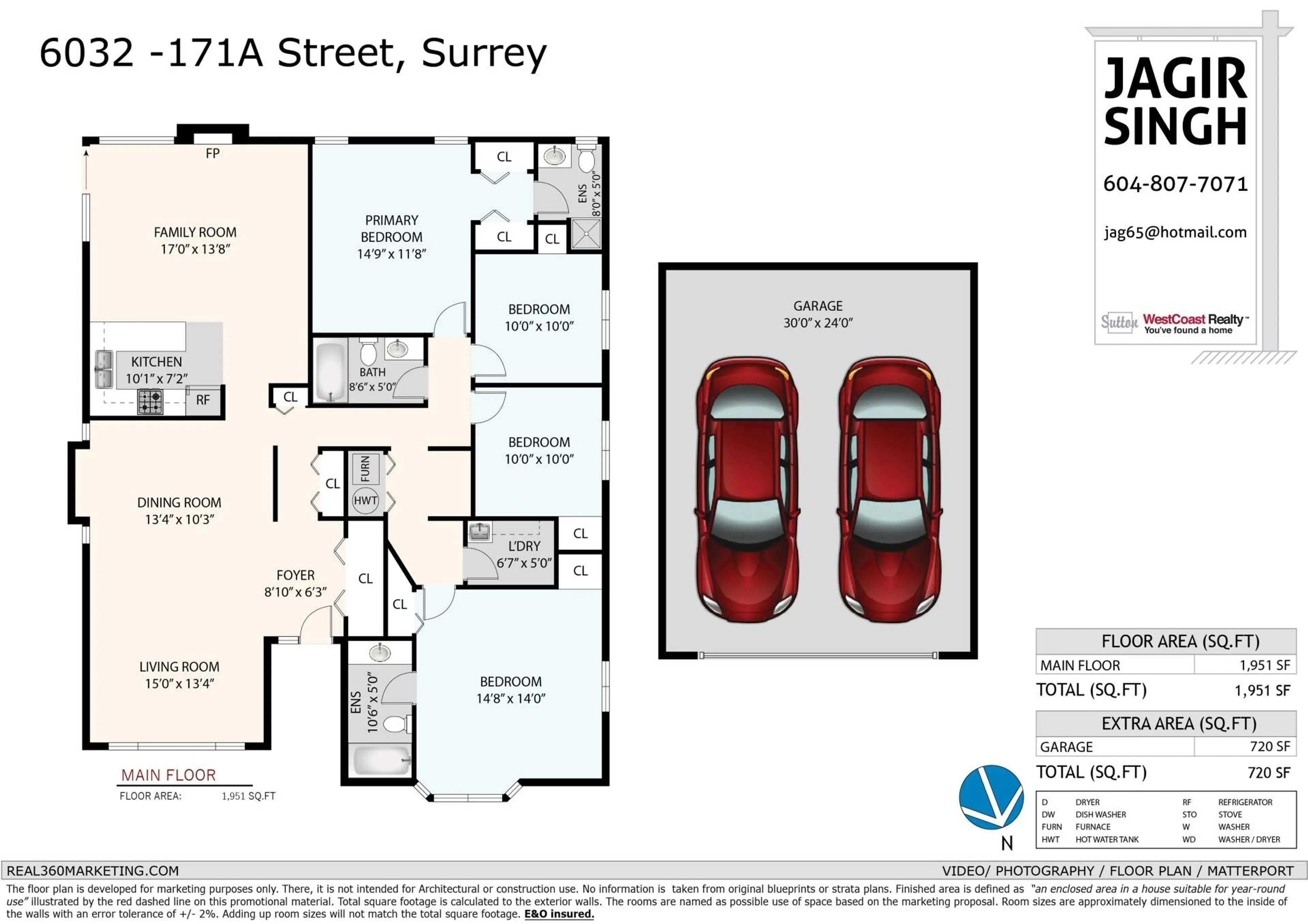 Property at 6032 171A STREET, Surrey, BC