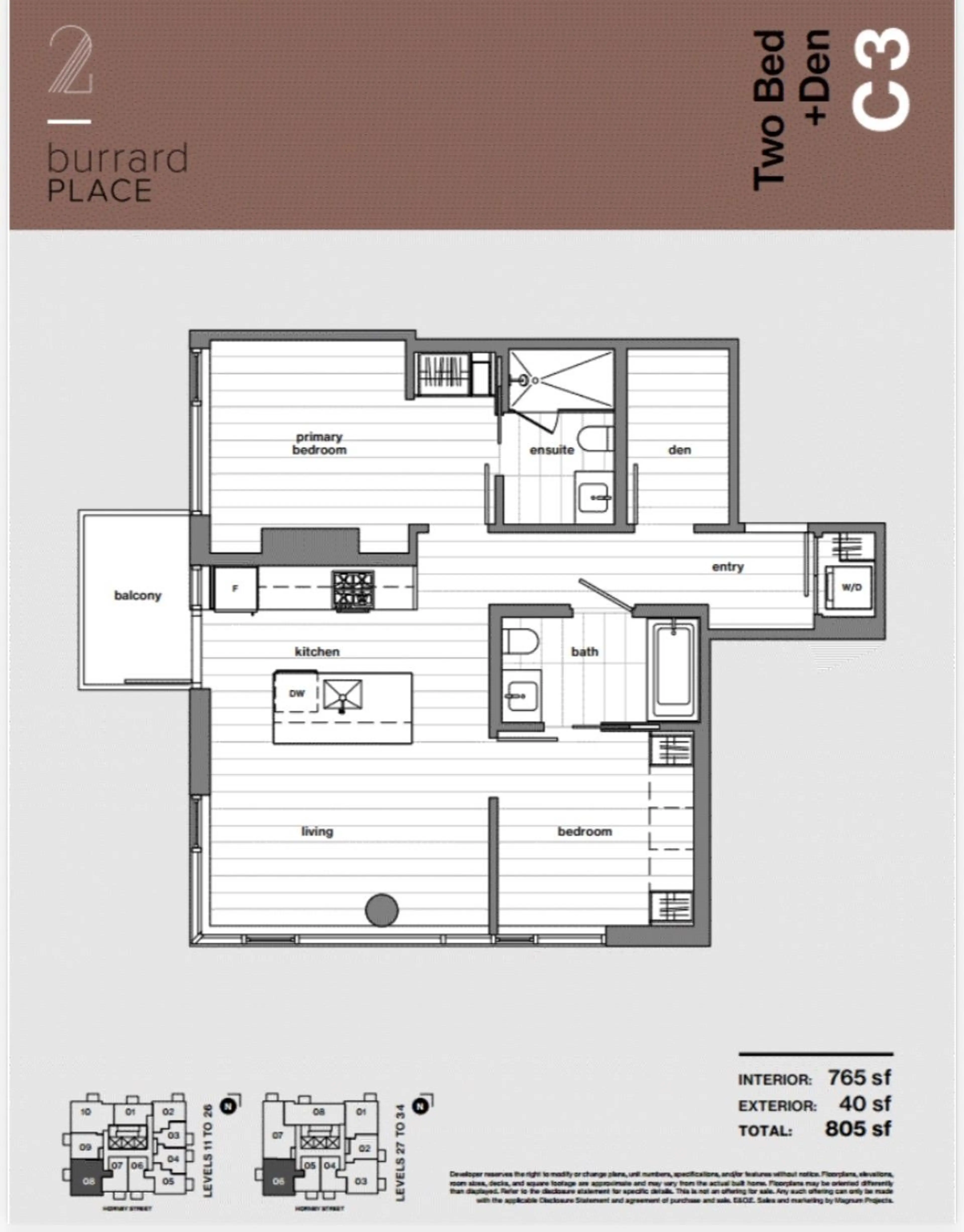 Property at #3406 1277 HORNBY STREET, Vancouver, BC