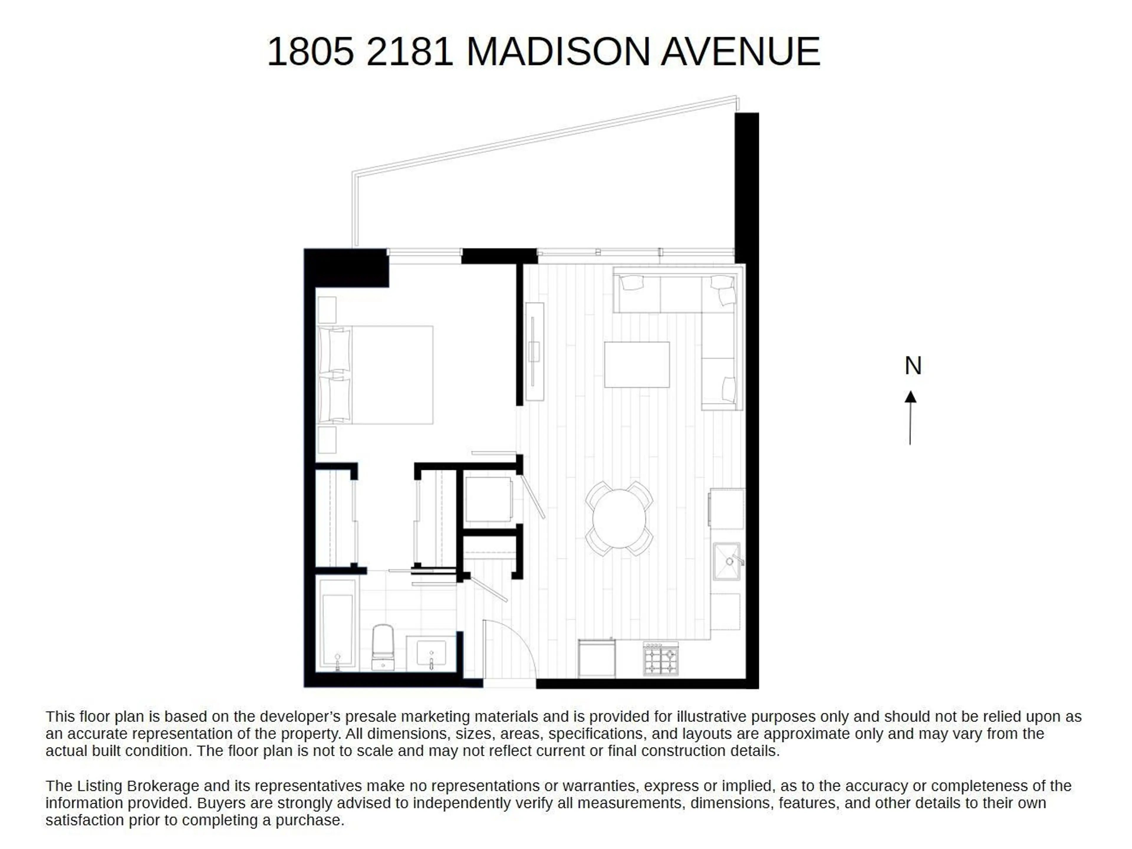 Property at #1805 2181 MADISON AVENUE, Burnaby, BC