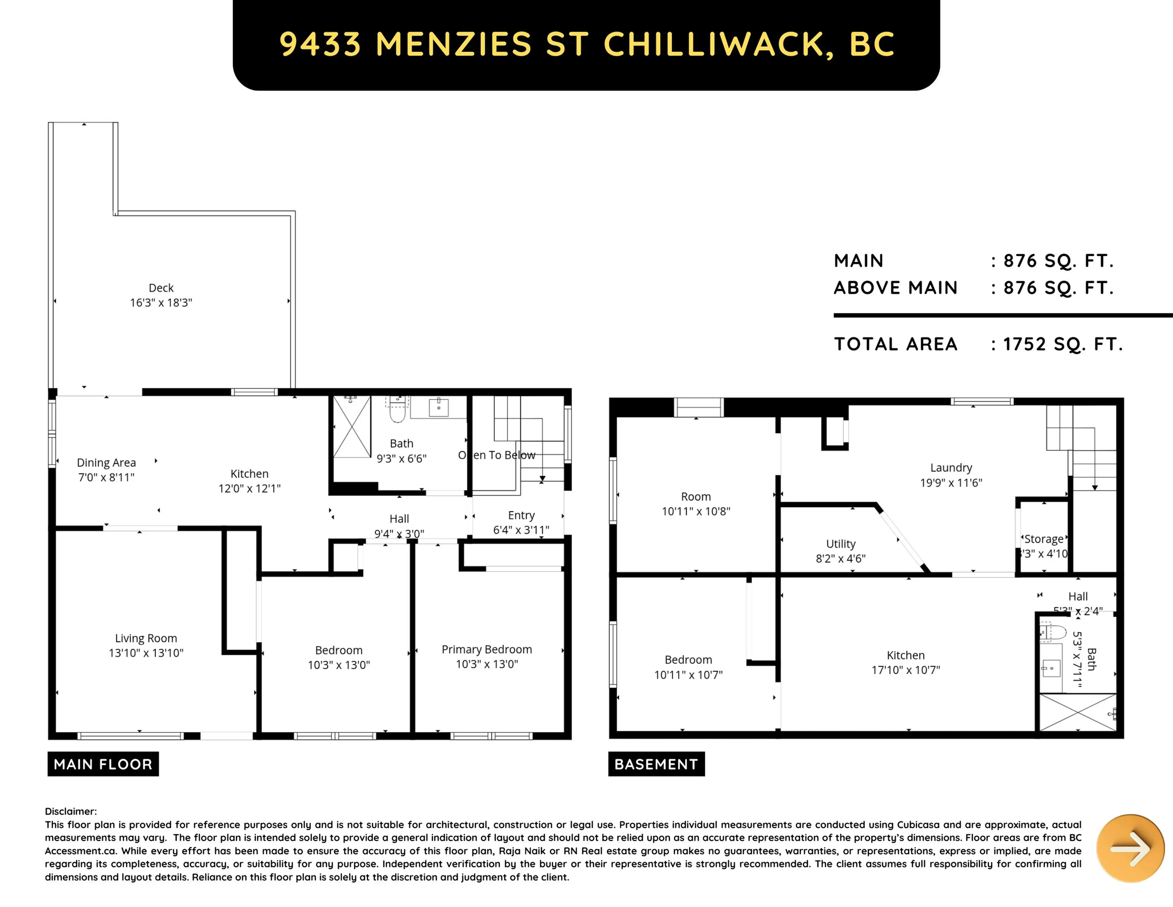 Property at 9433 MENZIES STREET, Chilliwack, BC