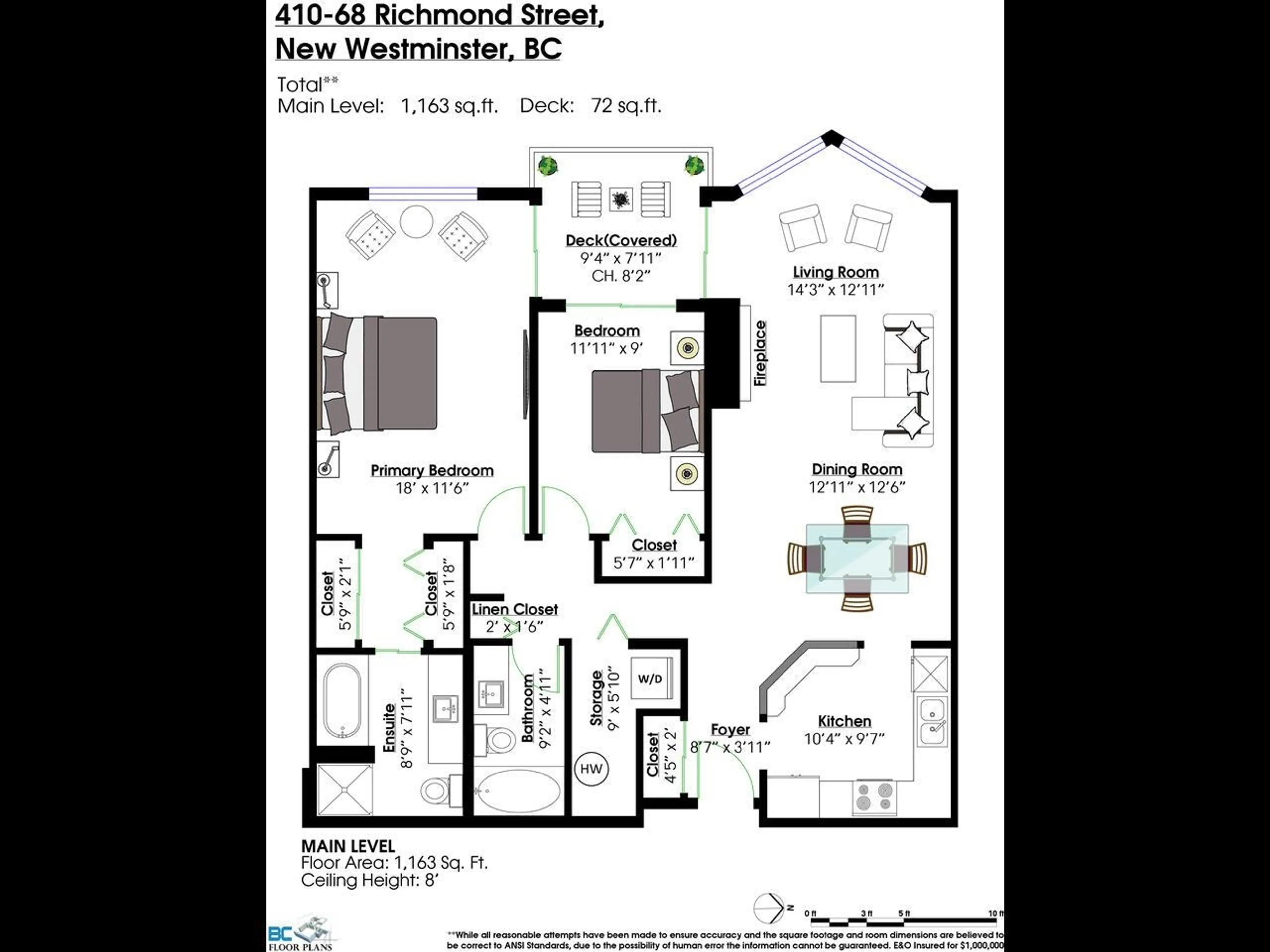 Property at #410 68 RICHMOND STREET, New Westminster, BC