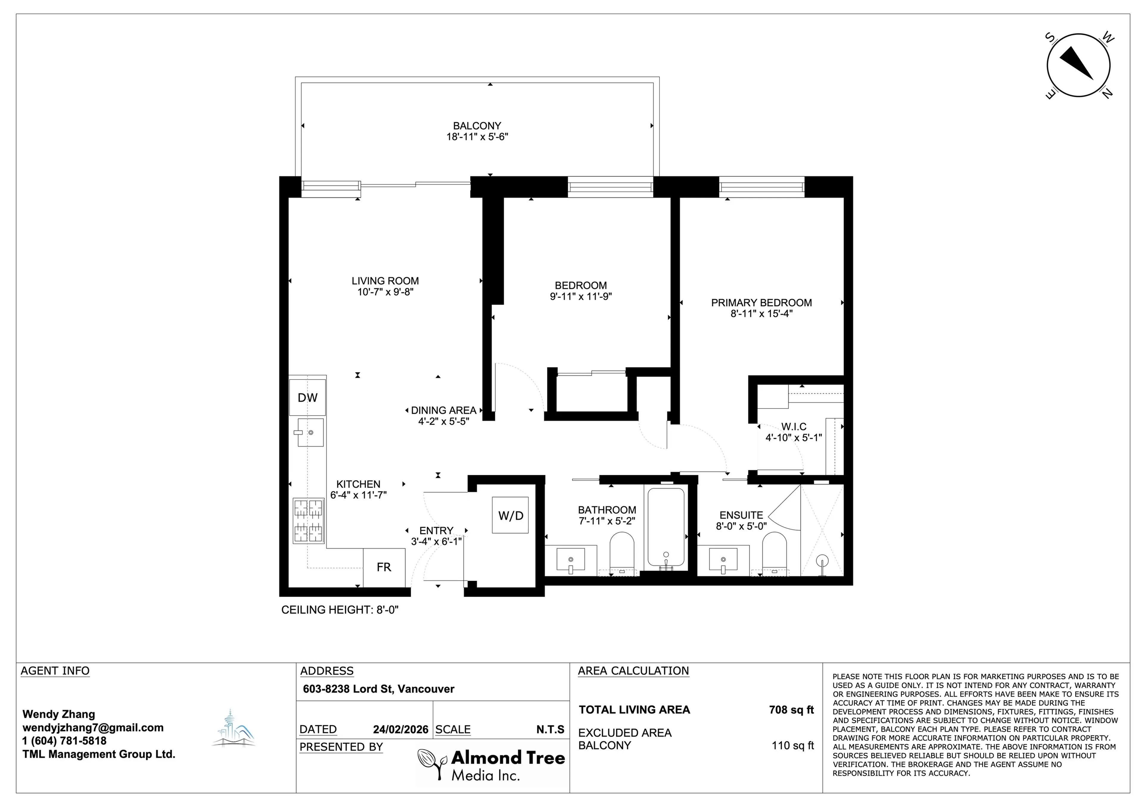 Property at #603 8238 LORD STREET, Vancouver, BC