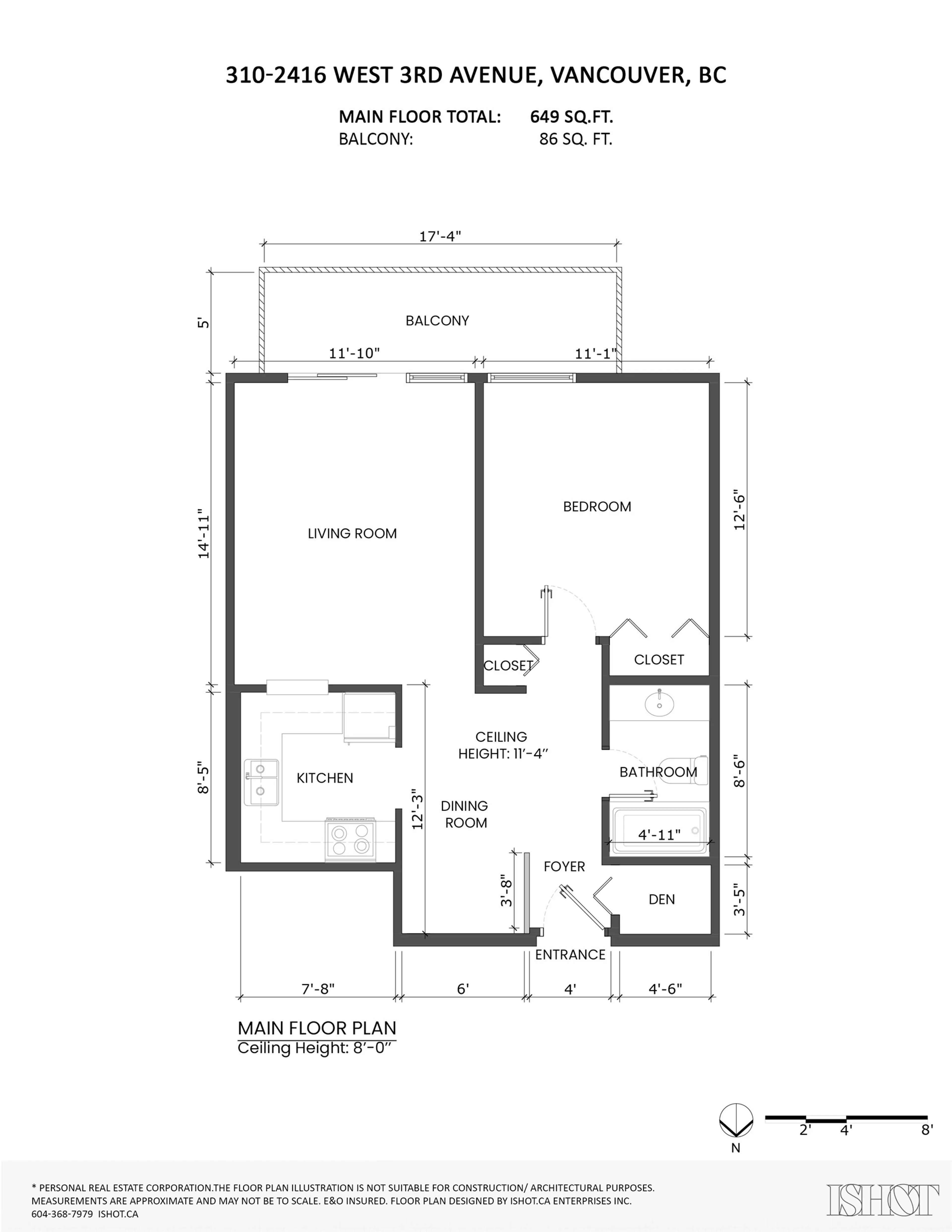 Property at #310 2416 W 3RD AVENUE, Vancouver, BC