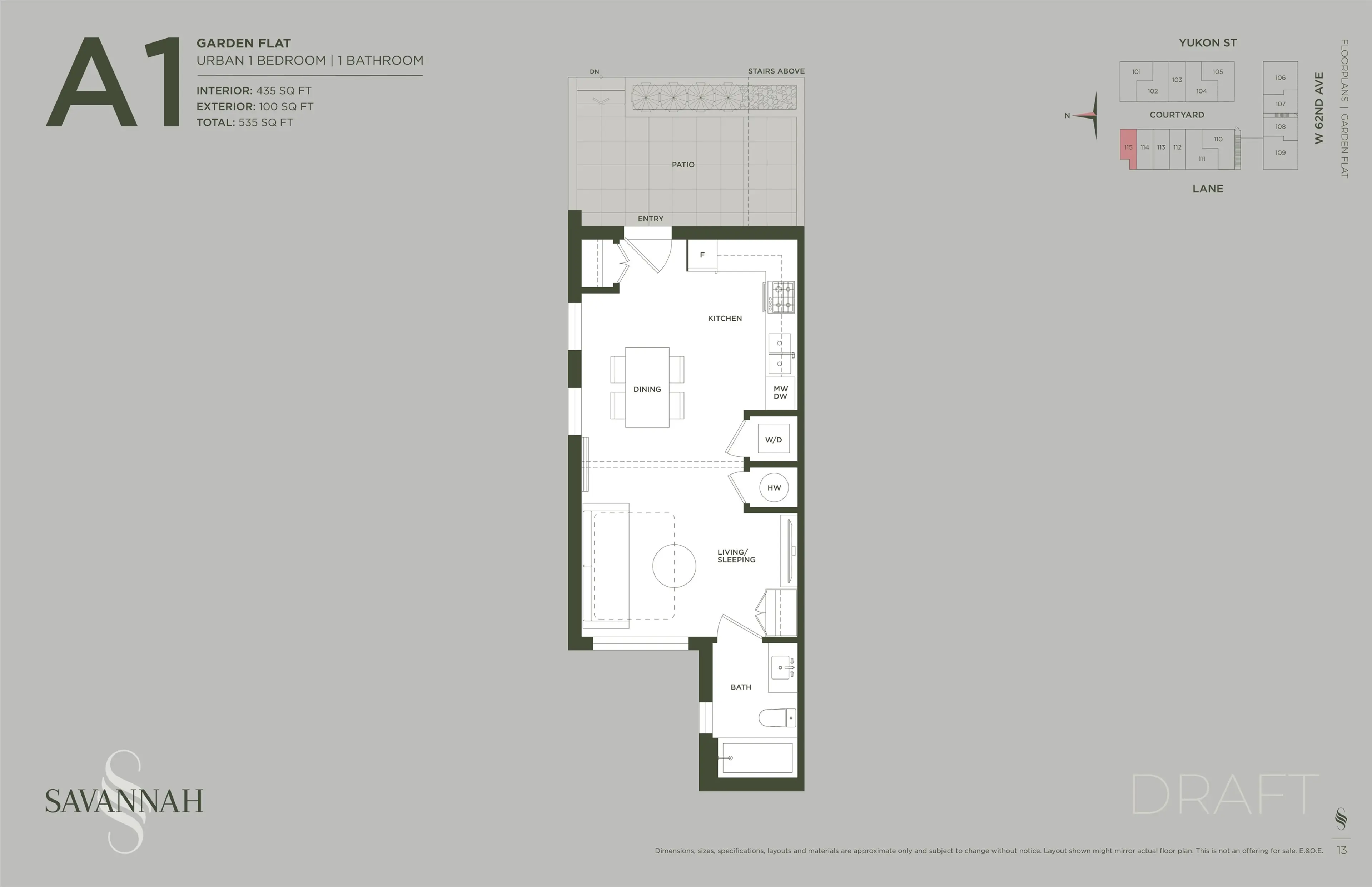 Property at #115 7789 YUKON STREET, Vancouver, BC