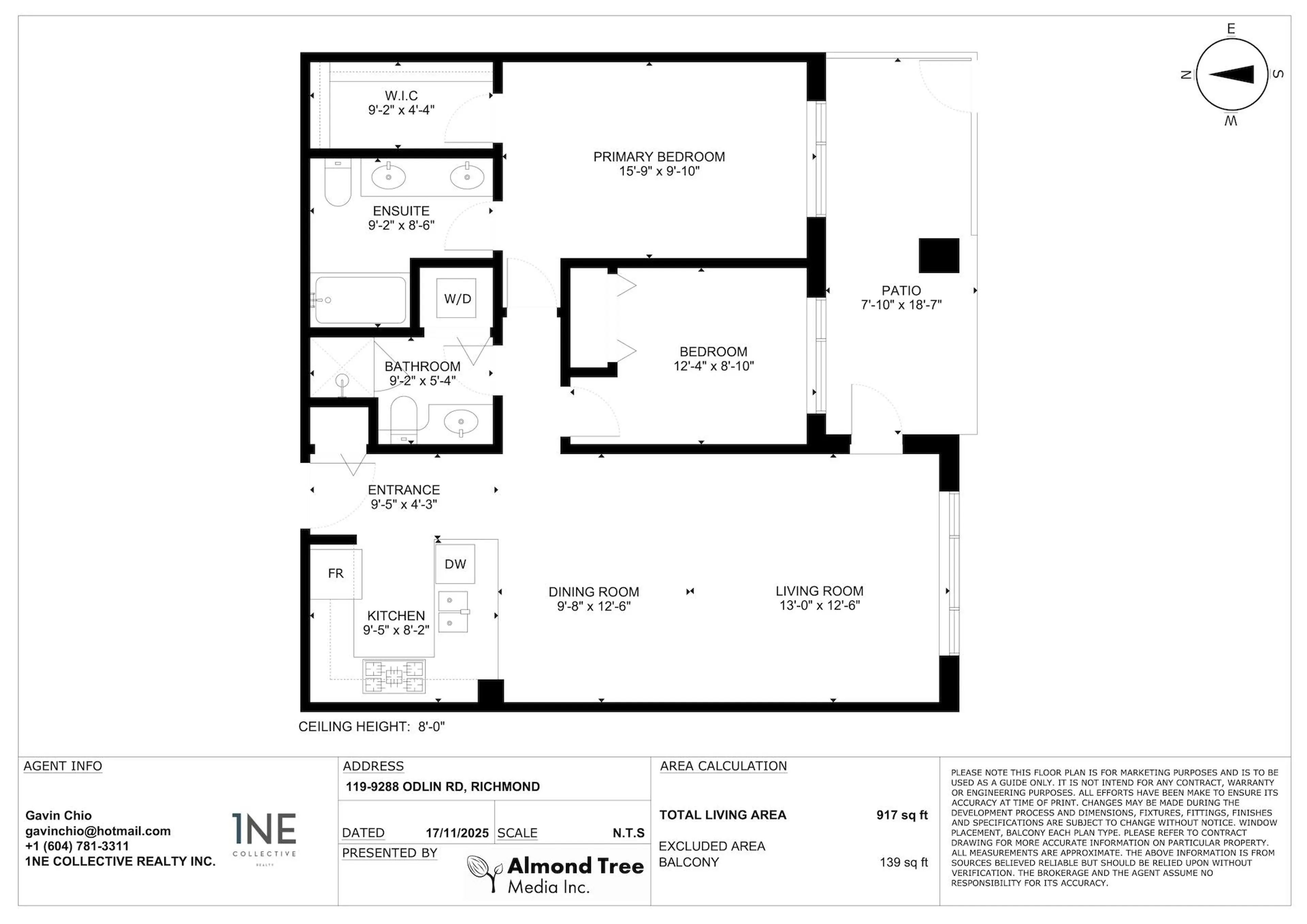 Property at #119 9288 ODLIN ROAD, Richmond, BC