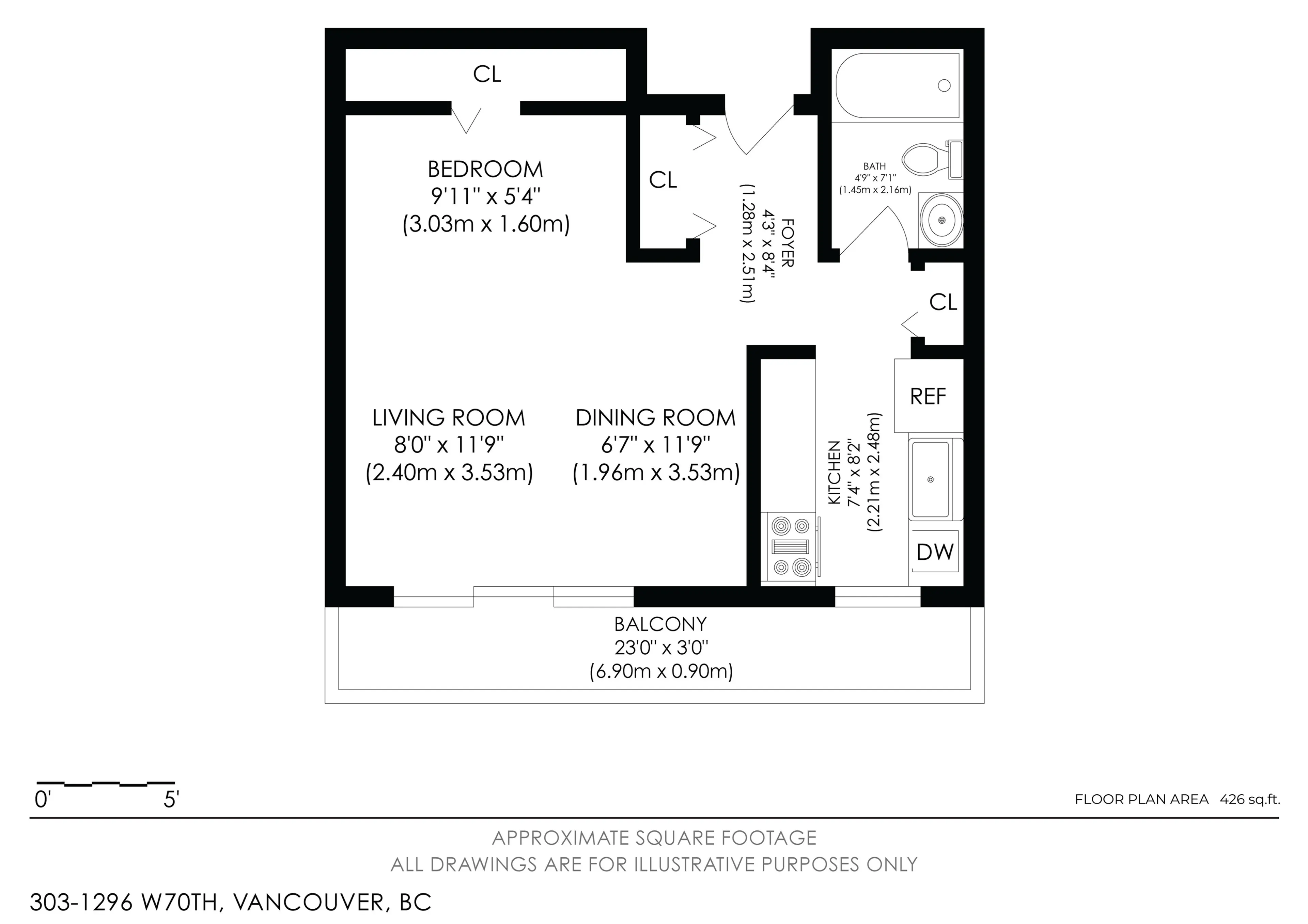 Property at #303 1296 W 70TH AVENUE, Vancouver, BC