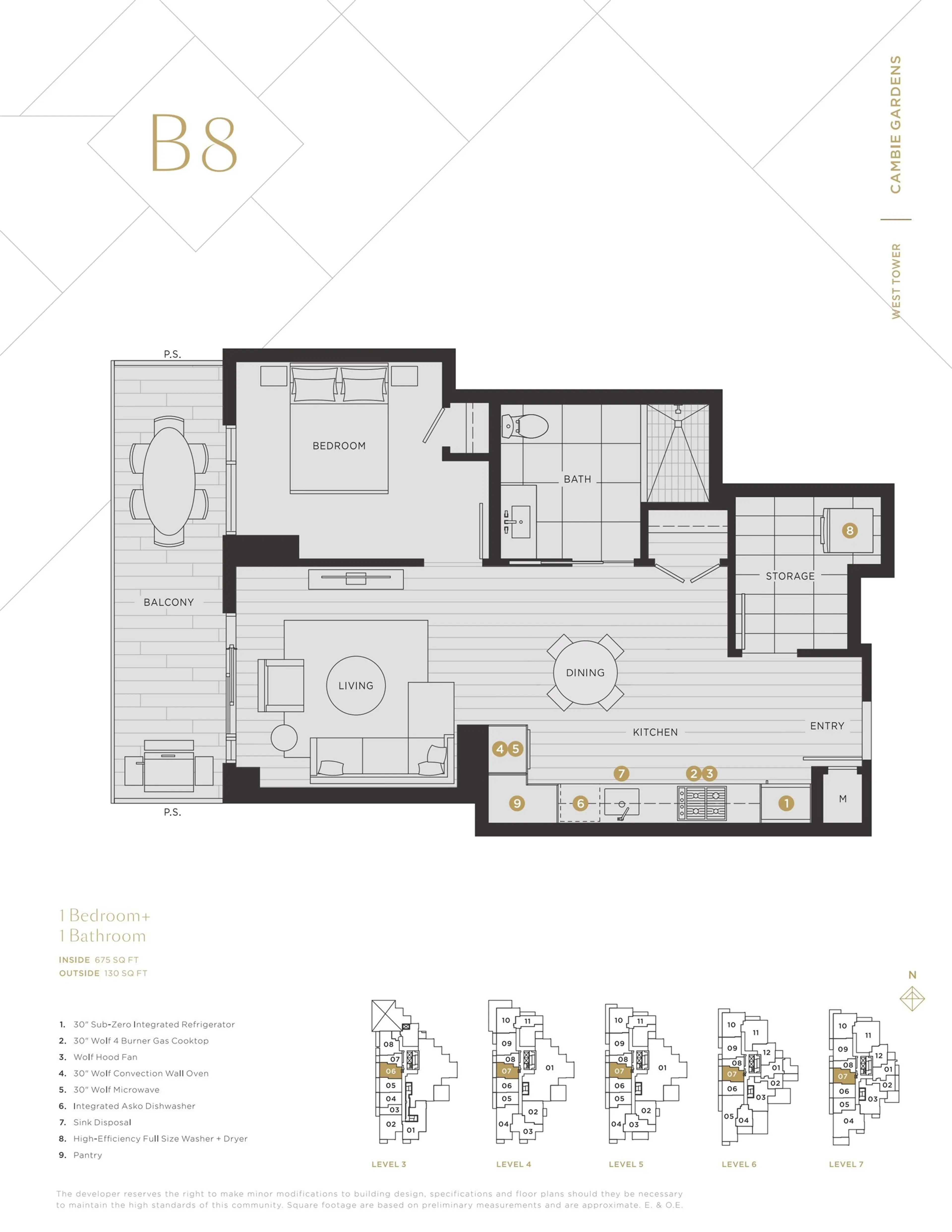 Property at #707 7418 PAULSON STREET, Vancouver, BC