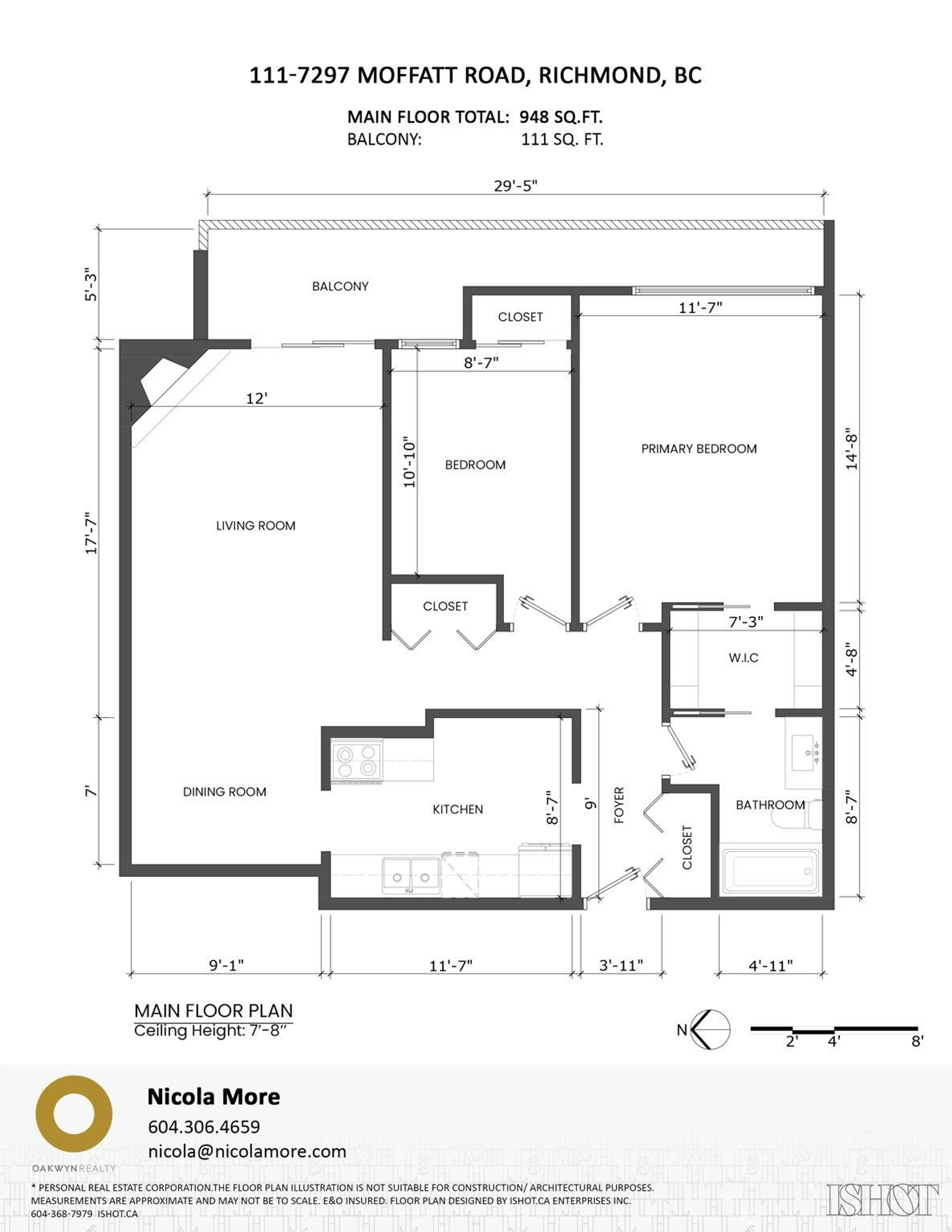 Property at #111 7297 MOFFATT ROAD, Richmond, BC