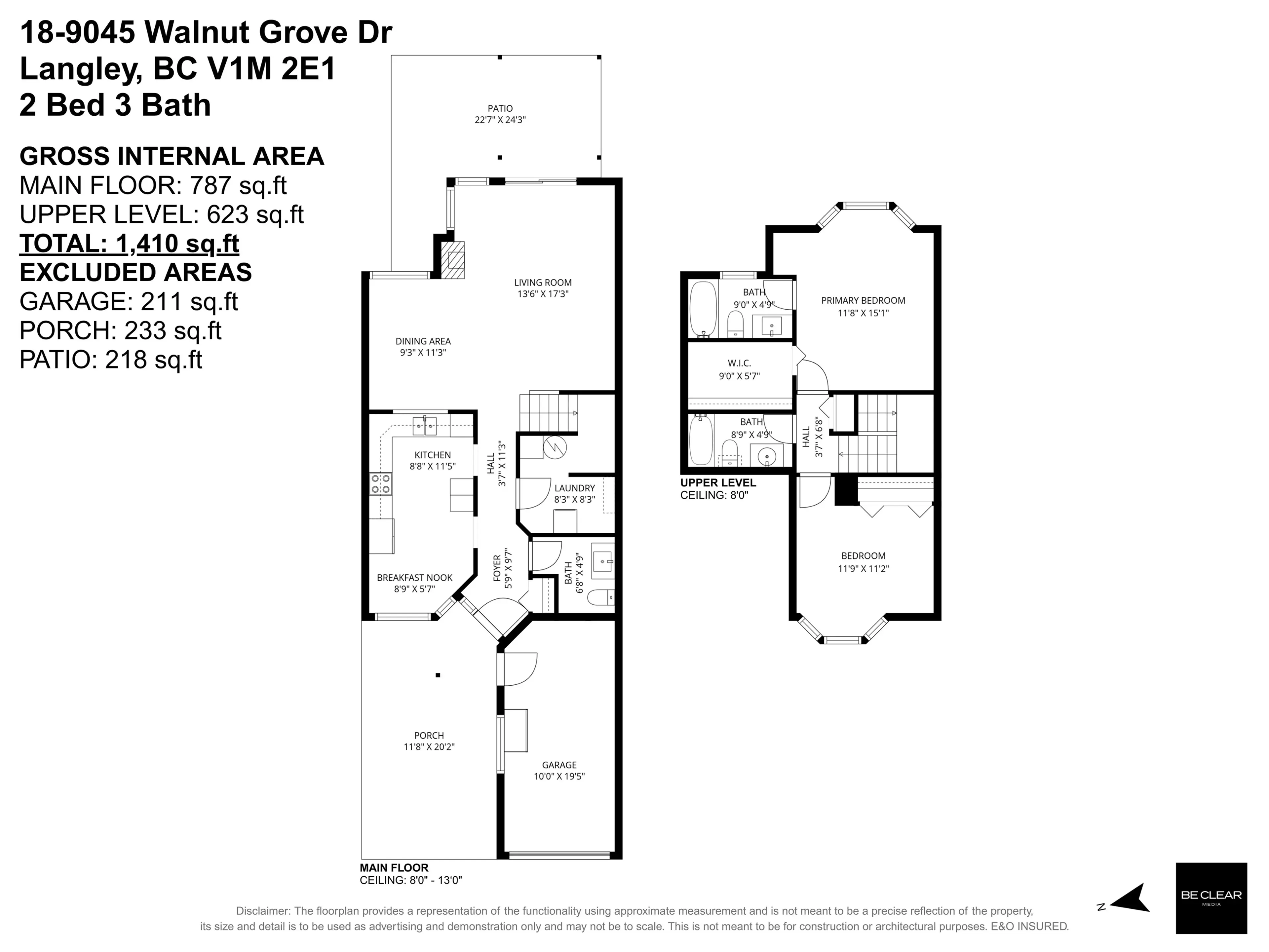 Property at #18 9045 WALNUT GROVE DRIVE, Langley, BC