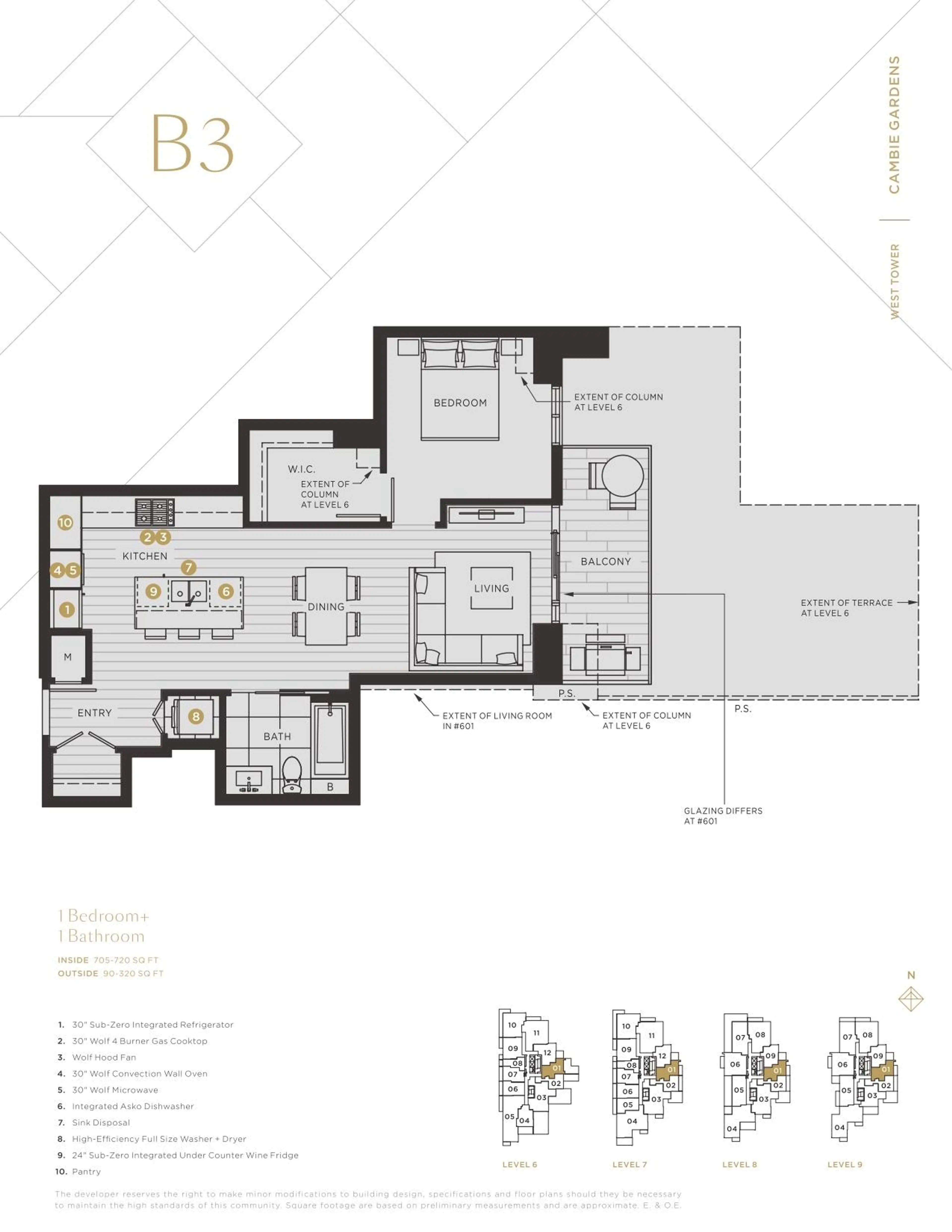 Property at #601 7418 PAULSON STREET, Vancouver, BC