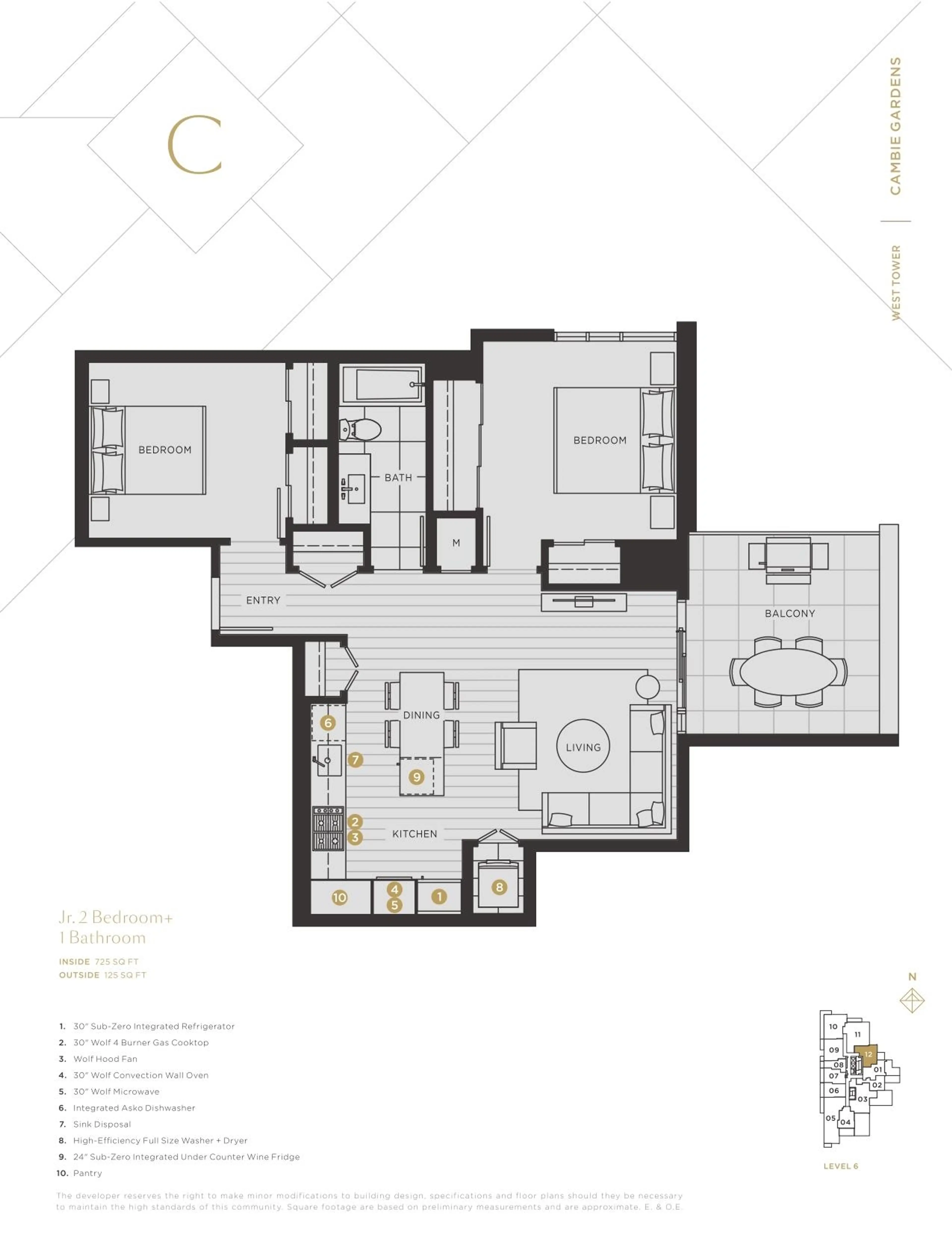 Property at #612 7418 PAULSON STREET, Vancouver, BC