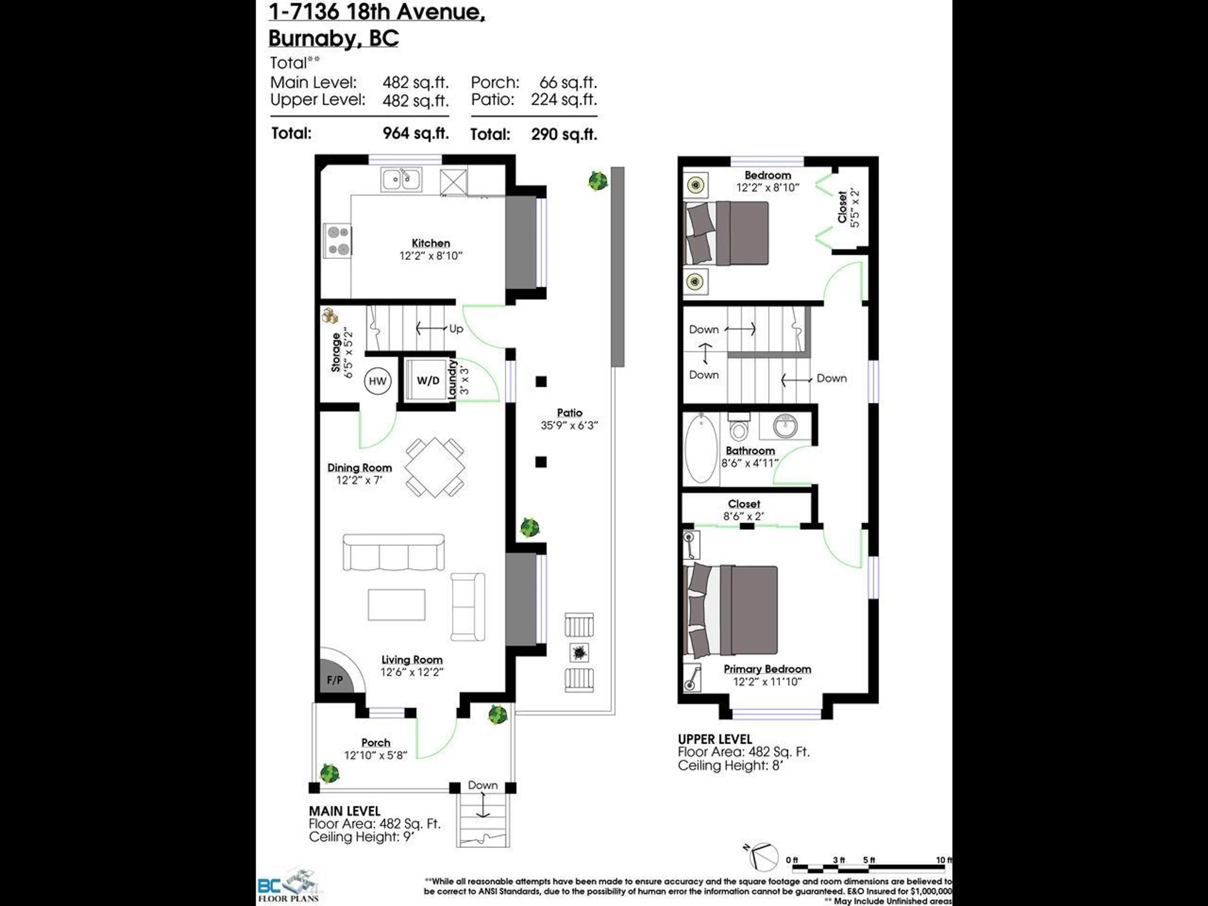 Property at #1 7136 18TH AVENUE, Burnaby, BC