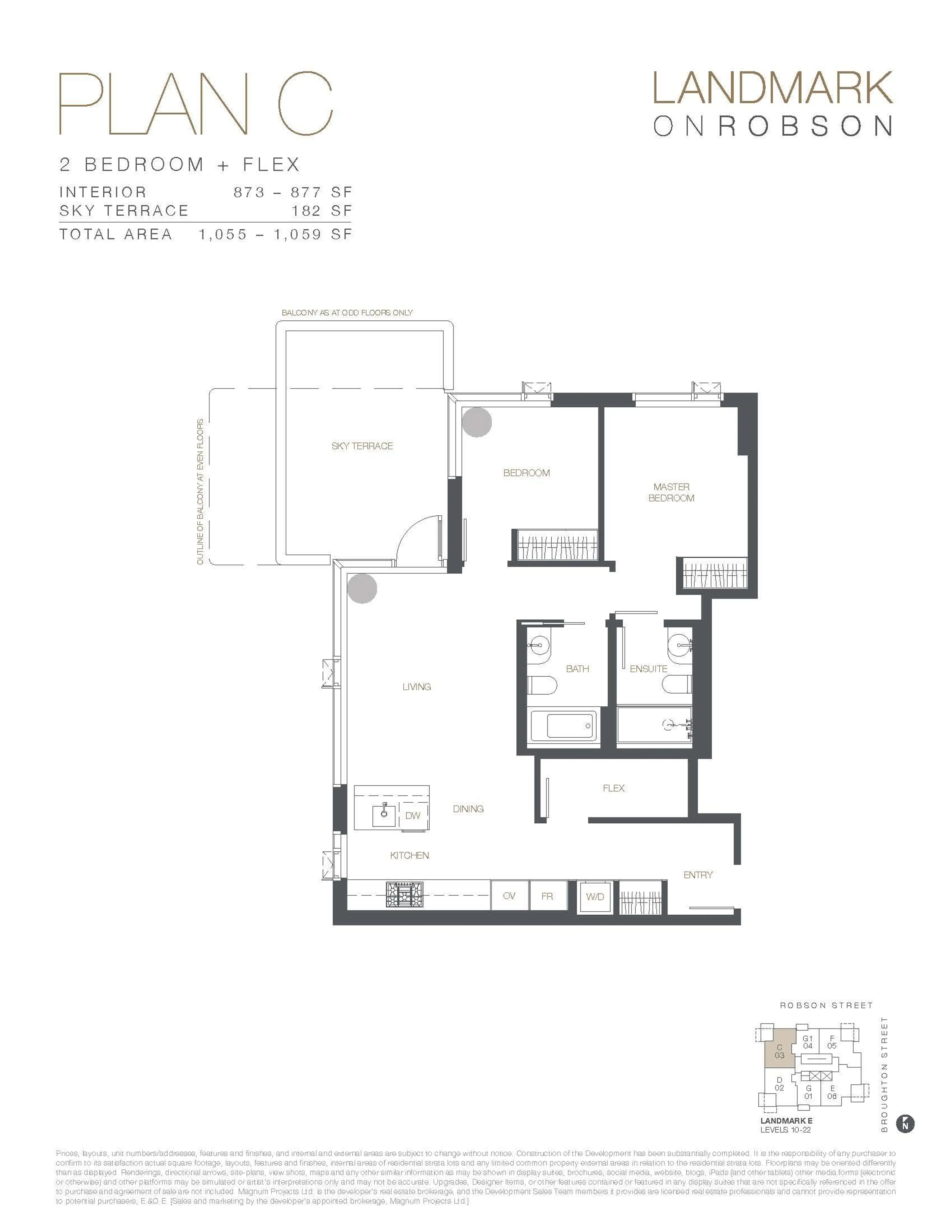 Property at #1303 1408 ROBSON STREET, Vancouver, BC