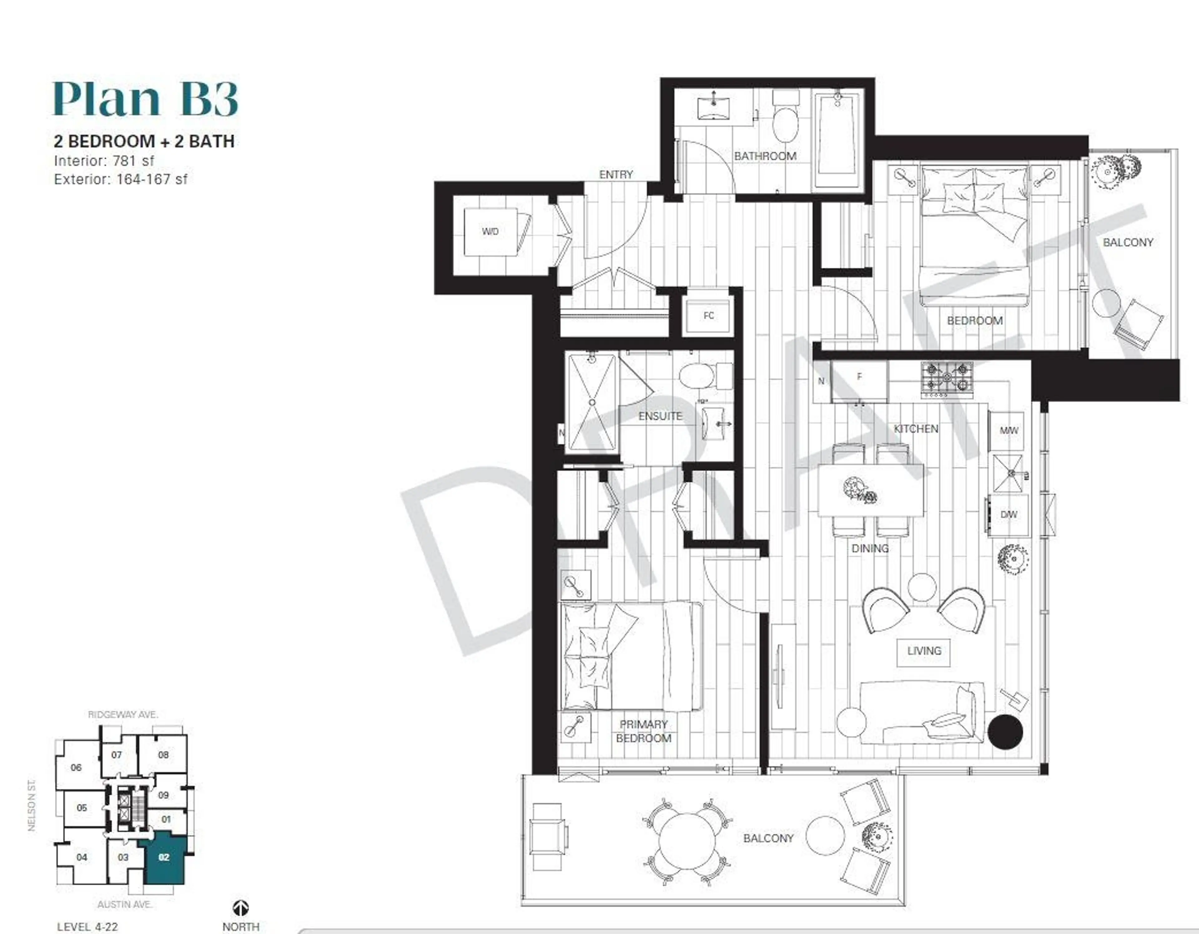 Property at #2002 505 NELSON STREET, Coquitlam, BC