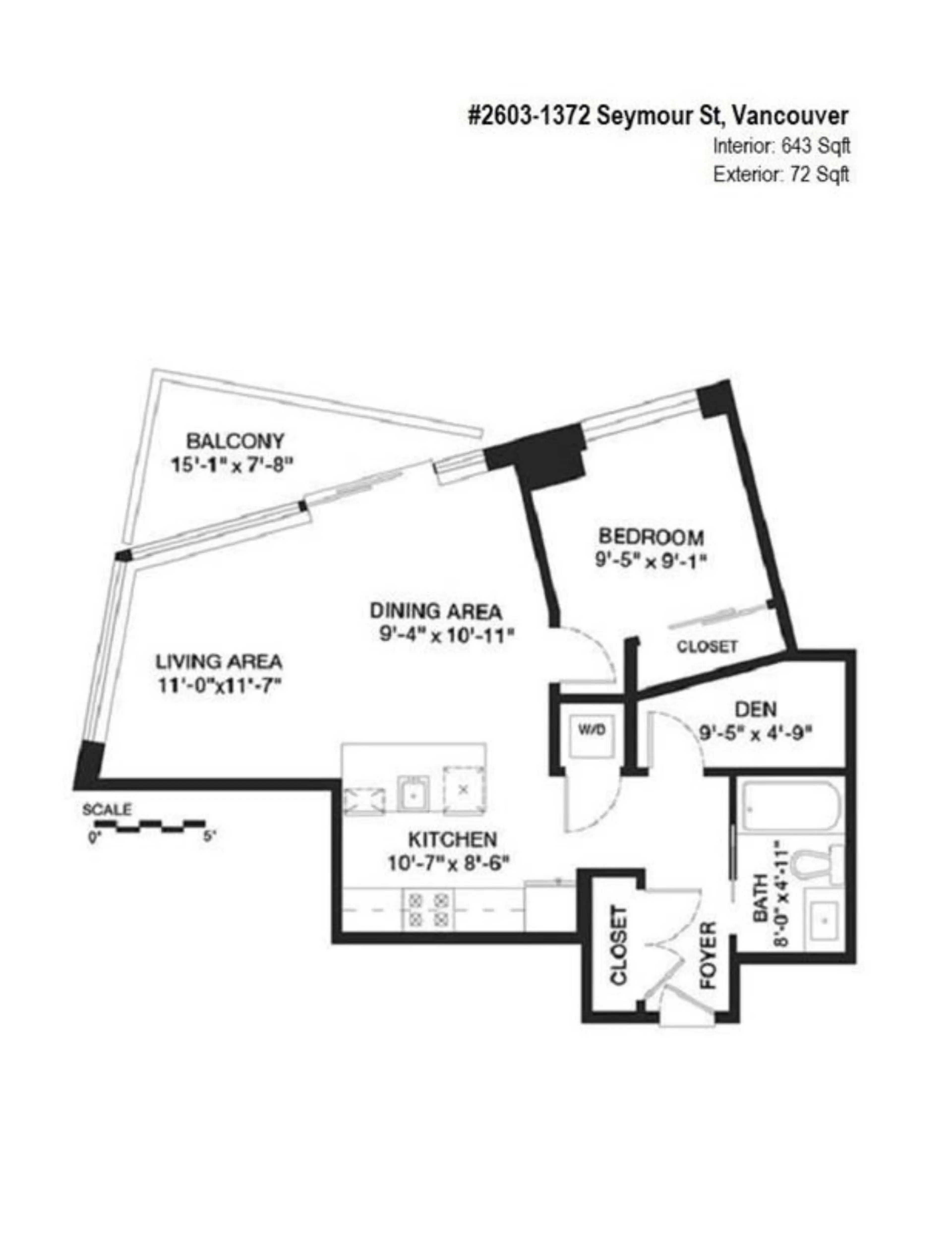 Property at #2603 1372 SEYMOUR STREET, Vancouver, BC