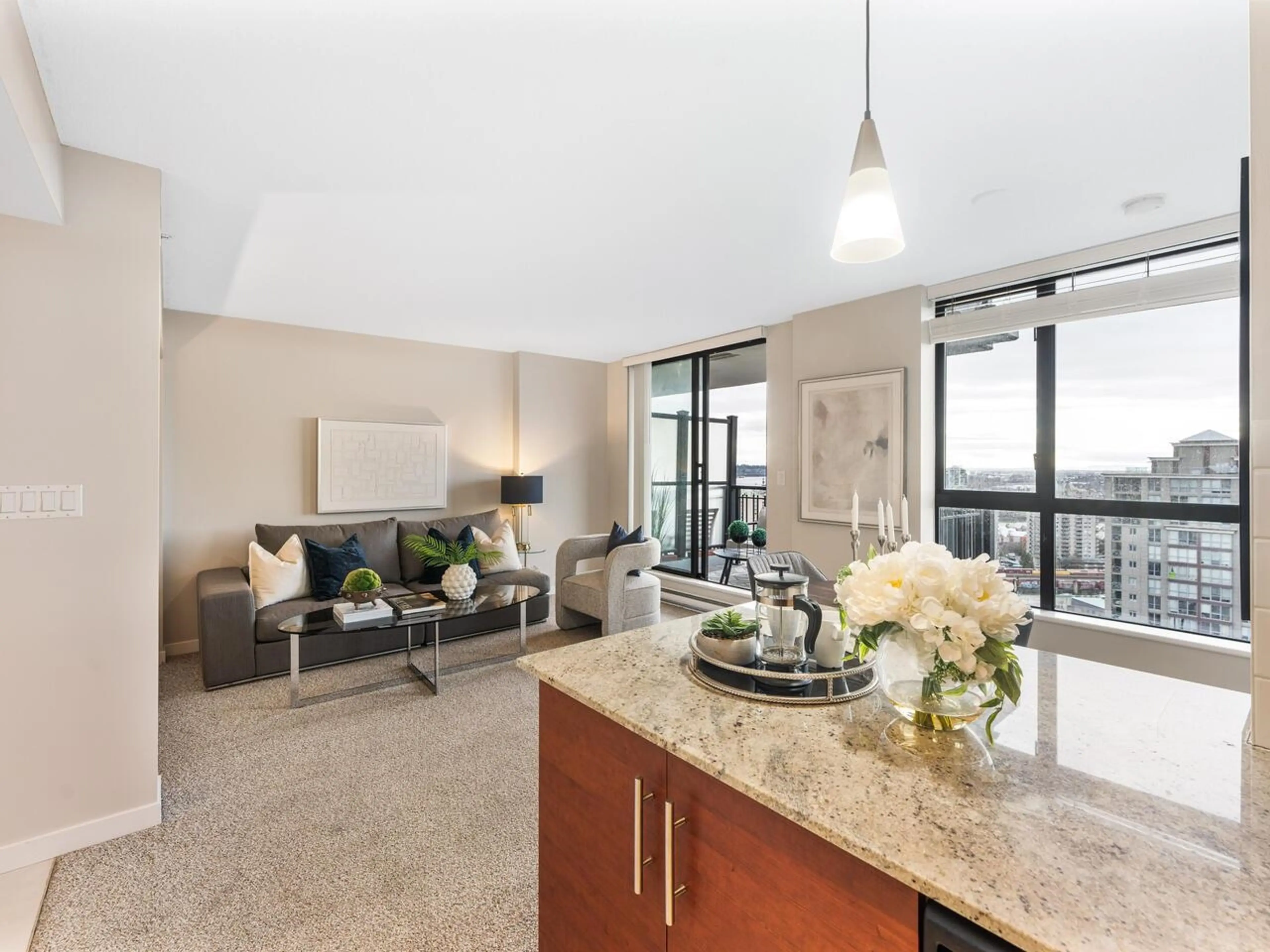 Property at #1402 814 ROYAL AVENUE, New Westminster, BC