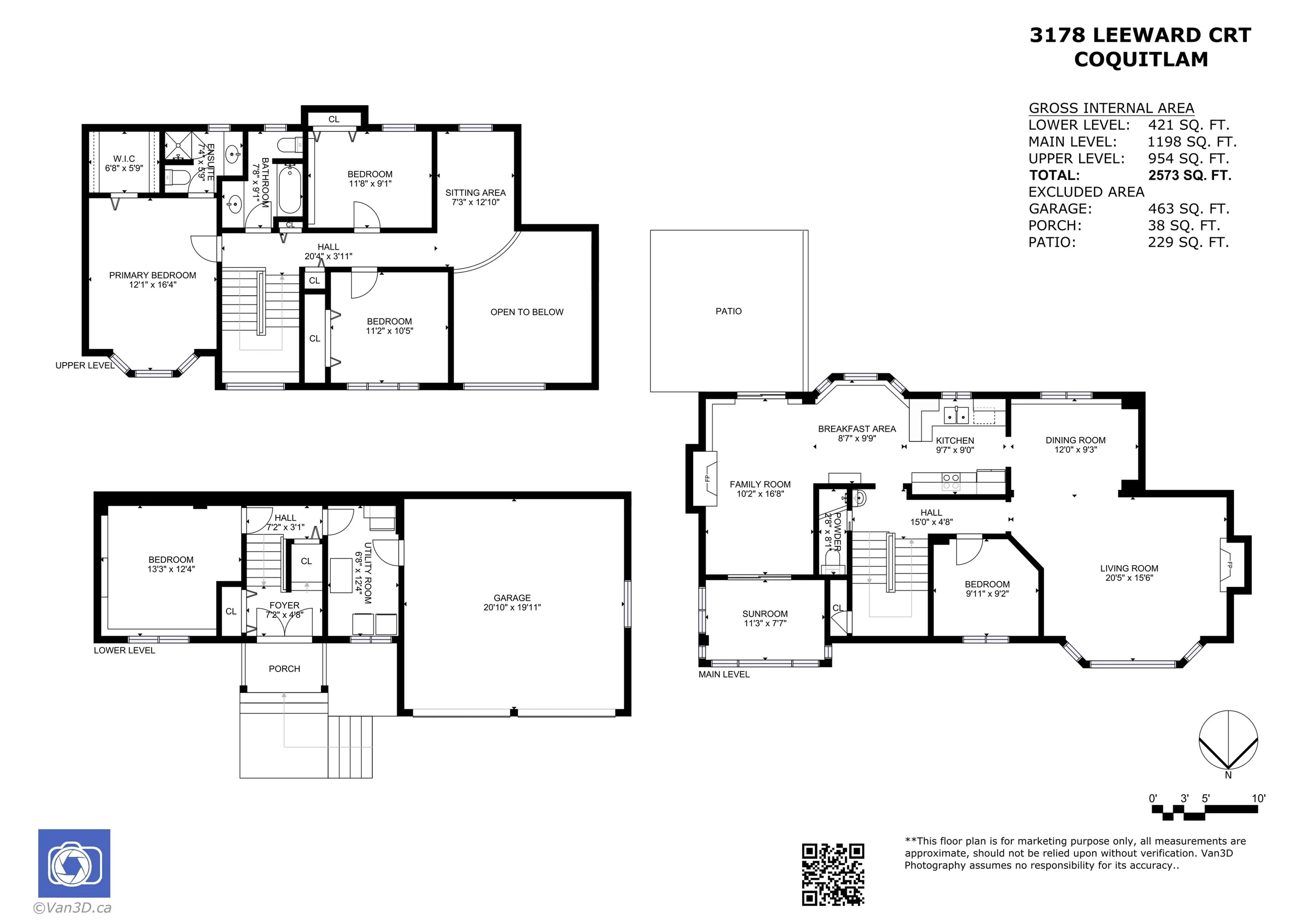Property at 3178 LEEWARD COURT, Coquitlam, BC