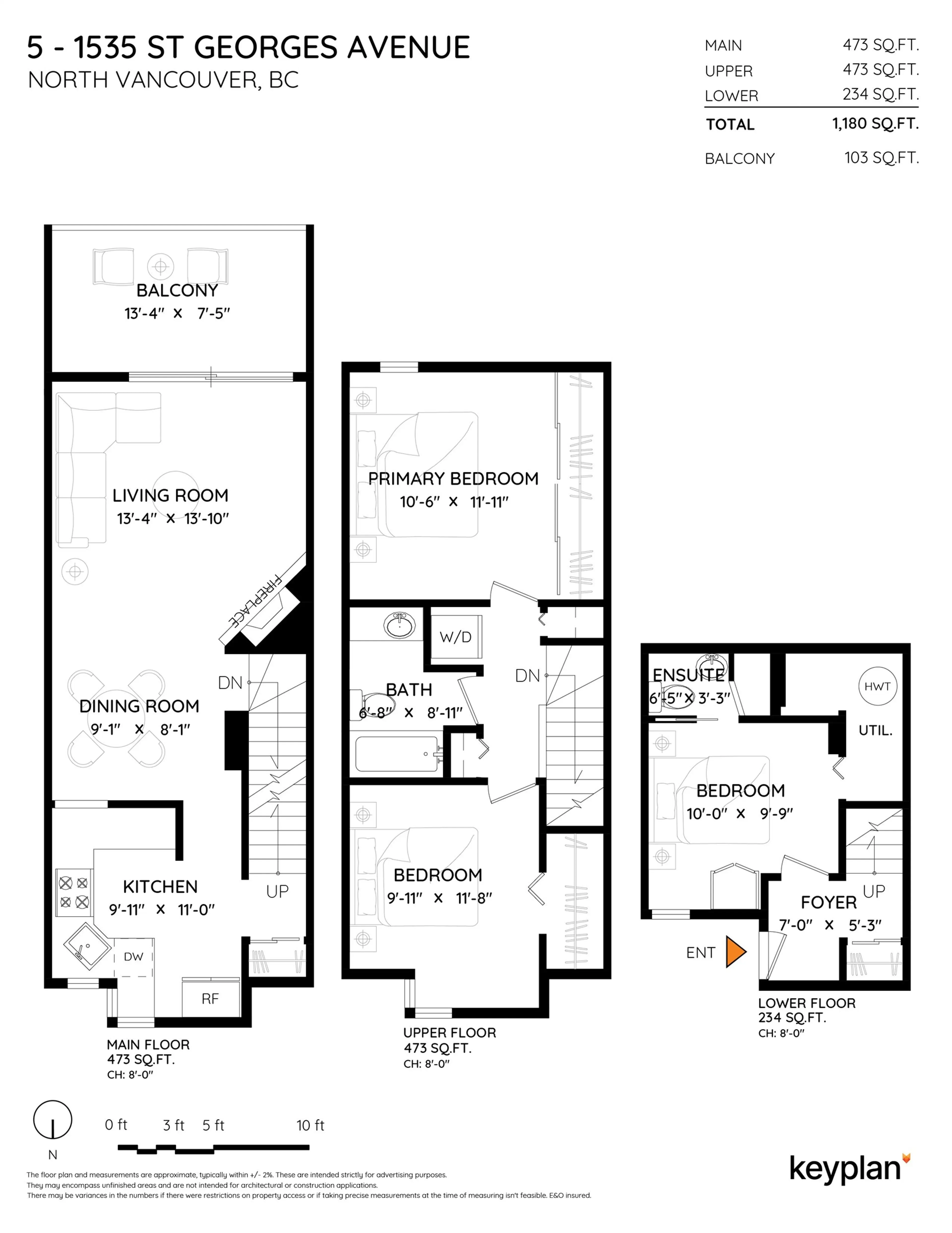 Property at #5 1535 ST. GEORGES AVENUE, North Vancouver, BC