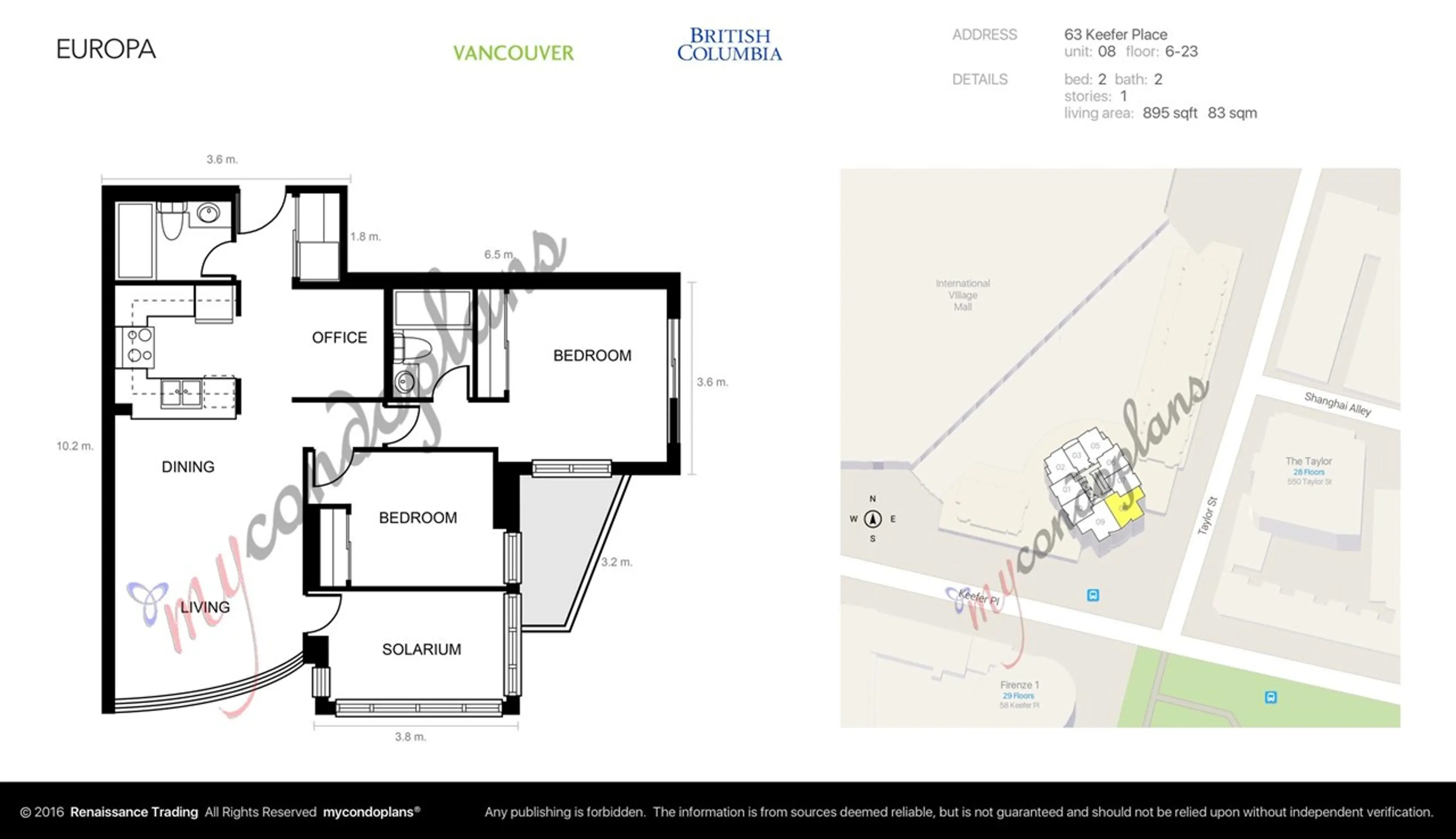 Property at #2108 63 KEEFER PLACE, Vancouver, BC