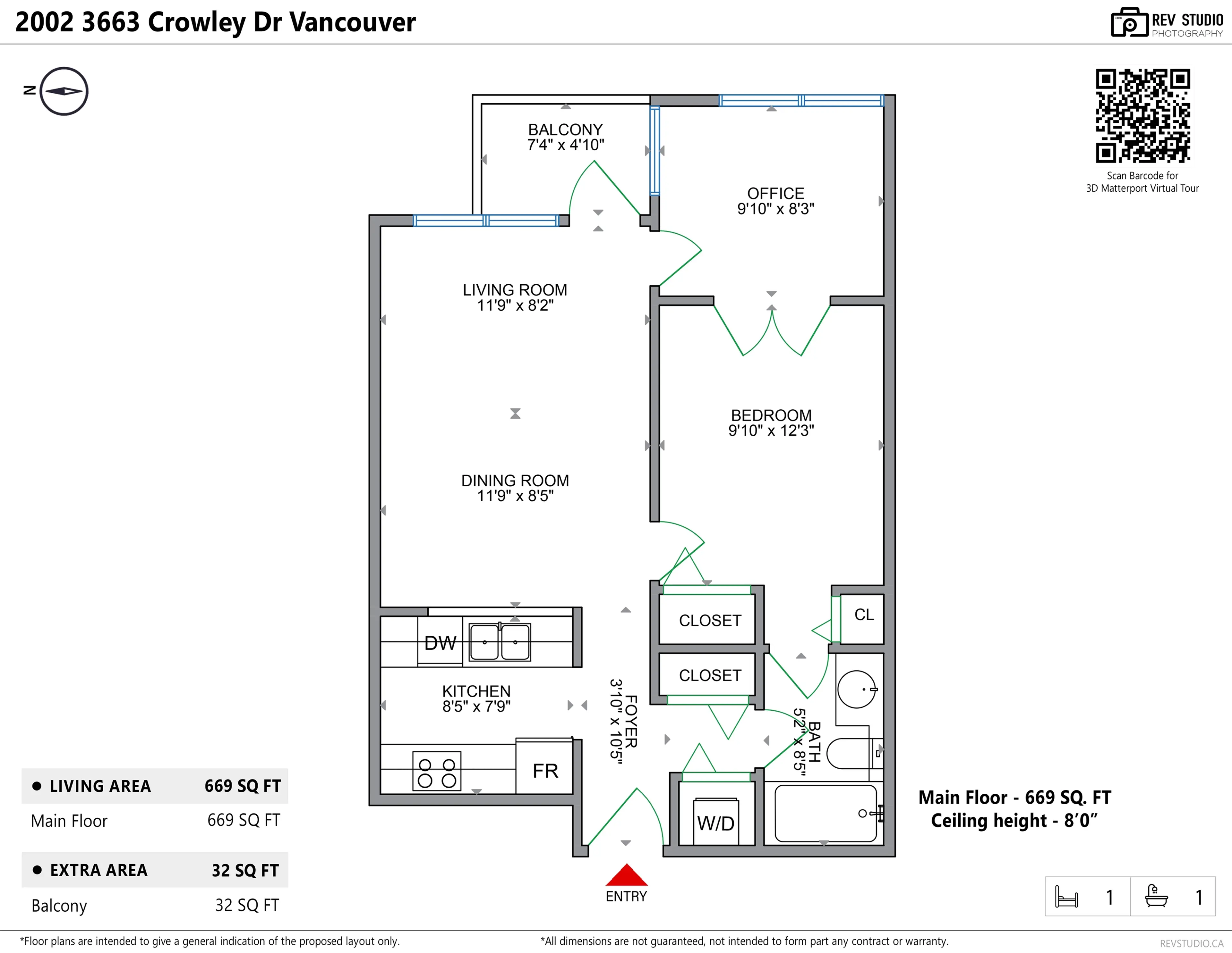 Property at #2002 3663 CROWLEY DRIVE, Vancouver, BC