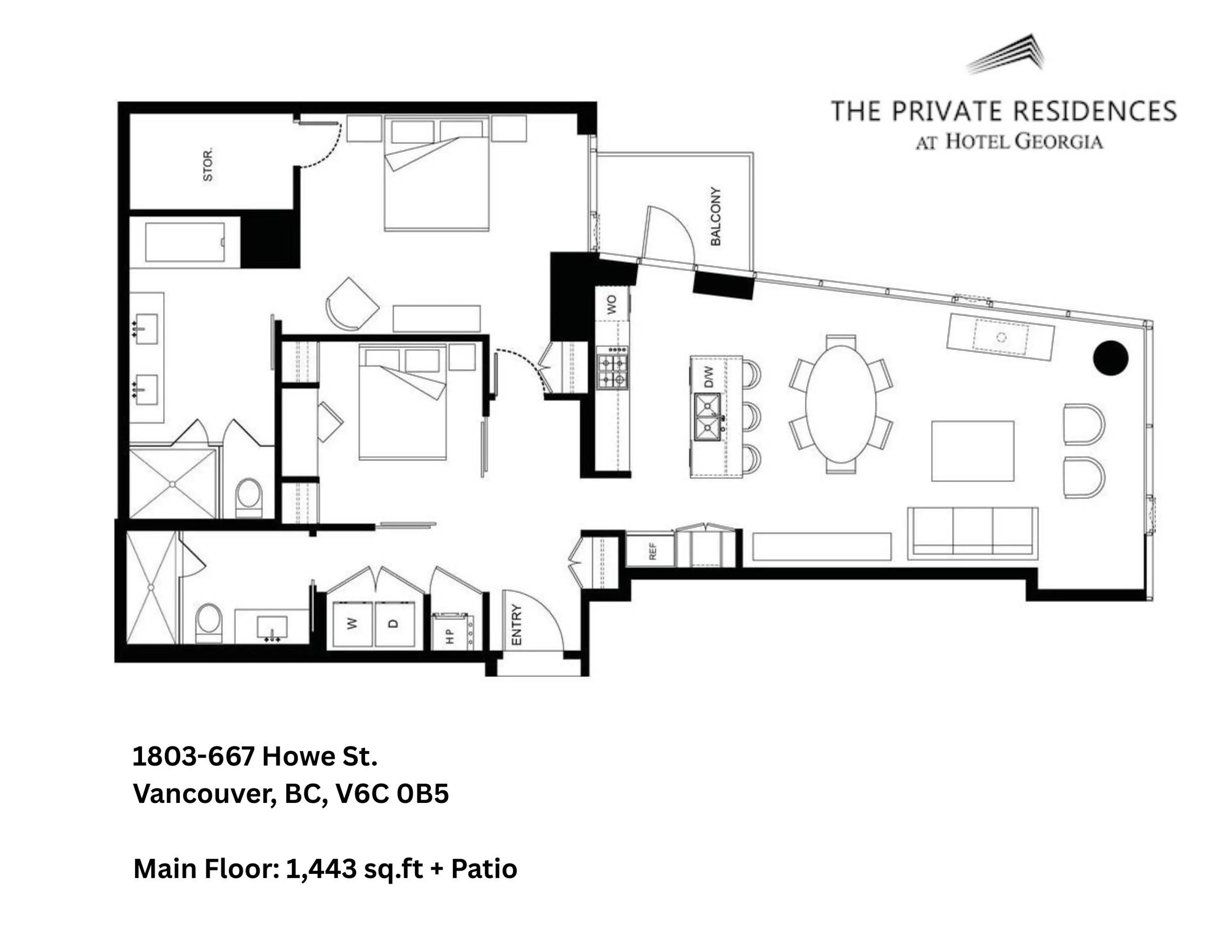 Property at #1803 667 HOWE STREET, Vancouver, BC