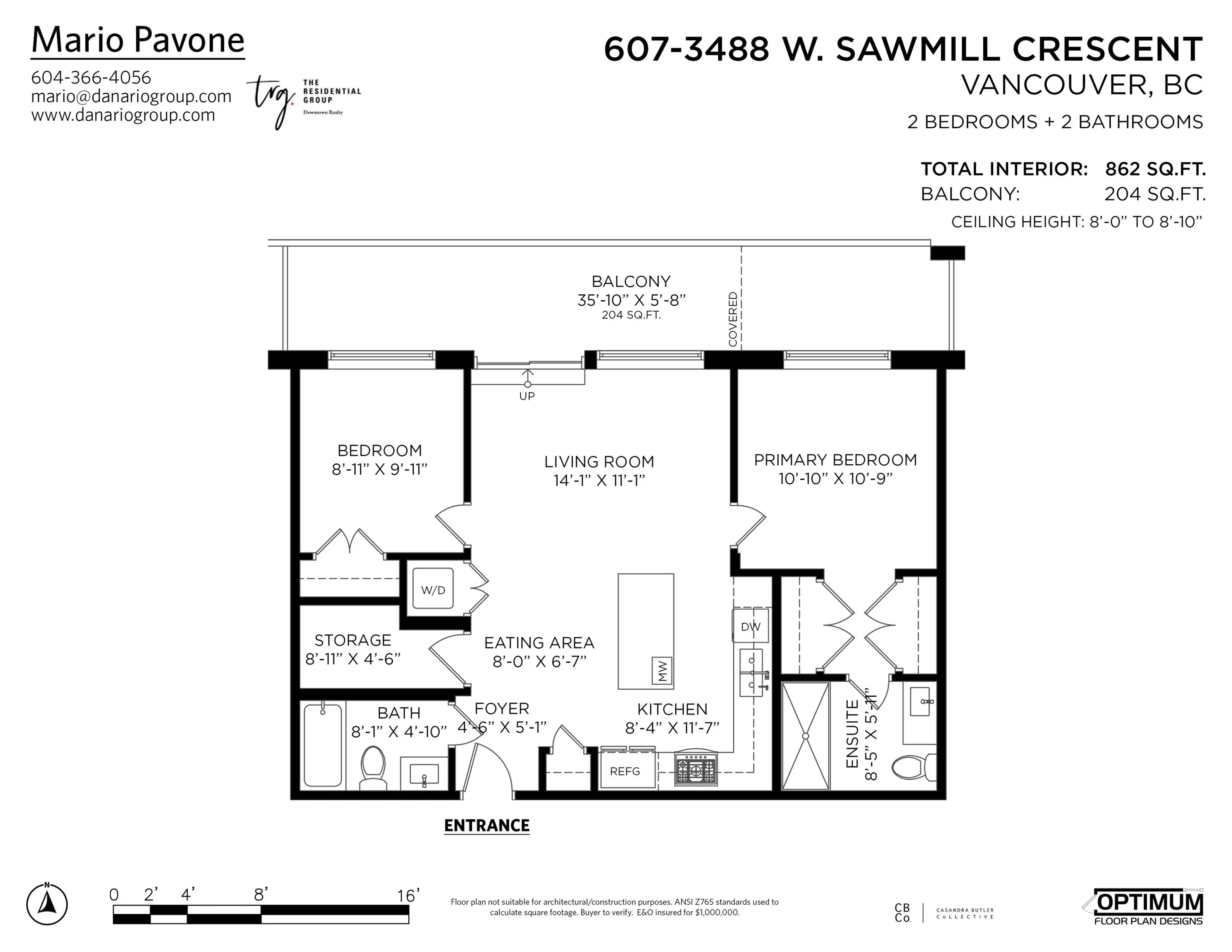 Property at #607 3488 SAWMILL CRESCENT, Vancouver, BC