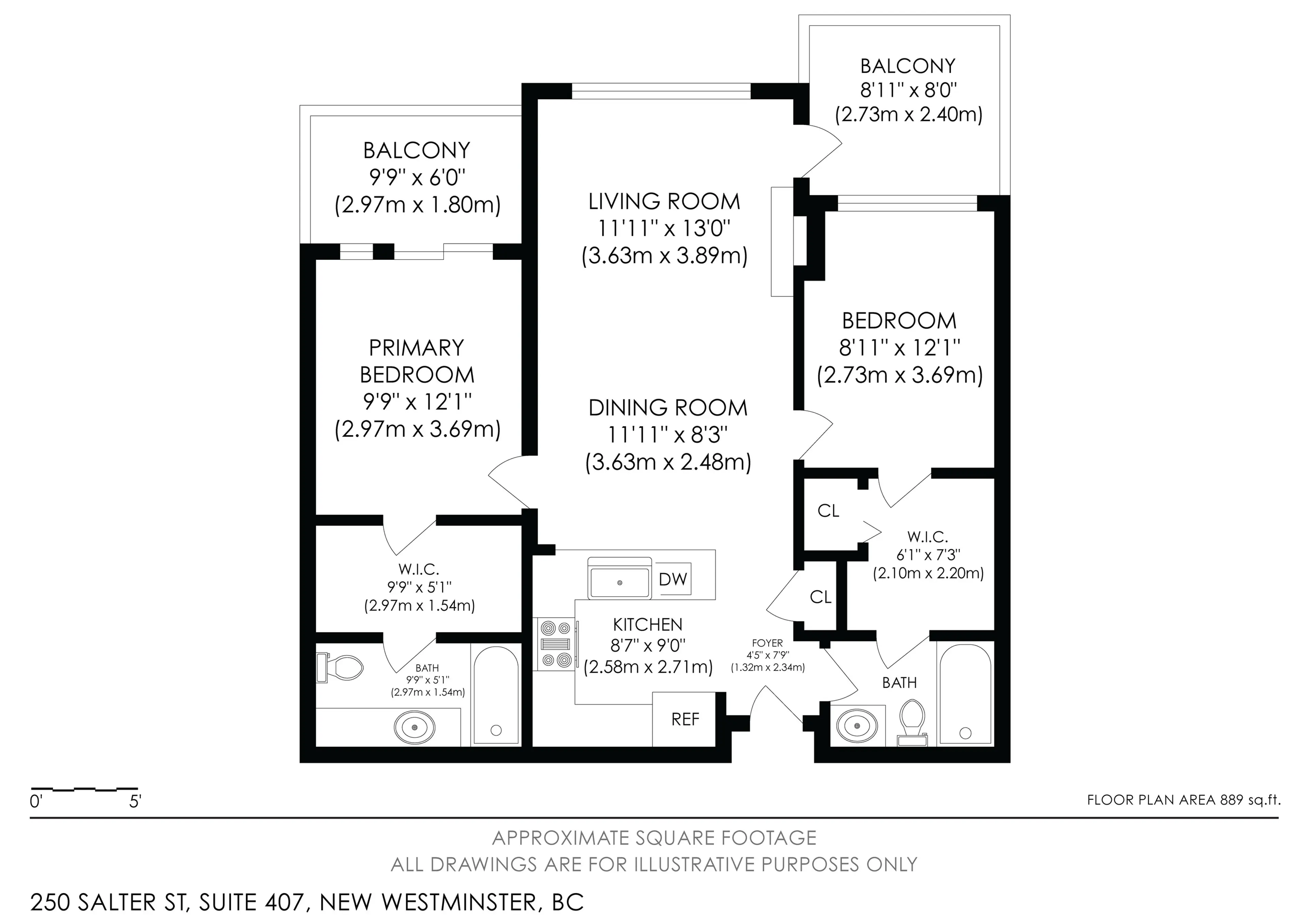Property at #407 250 SALTER STREET, New Westminster, BC