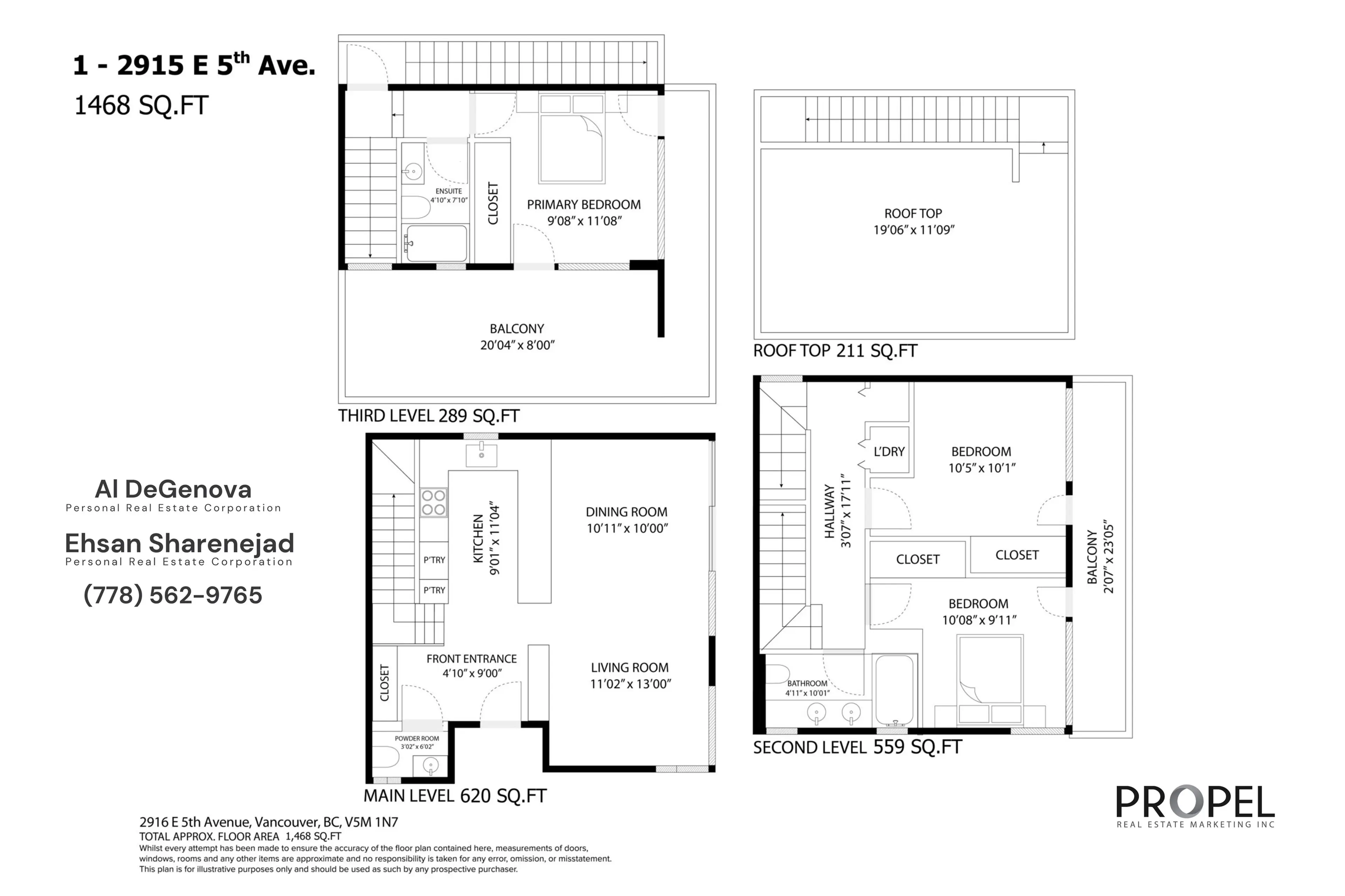 Property at #1 2915 E 5TH AVENUE, Vancouver, BC