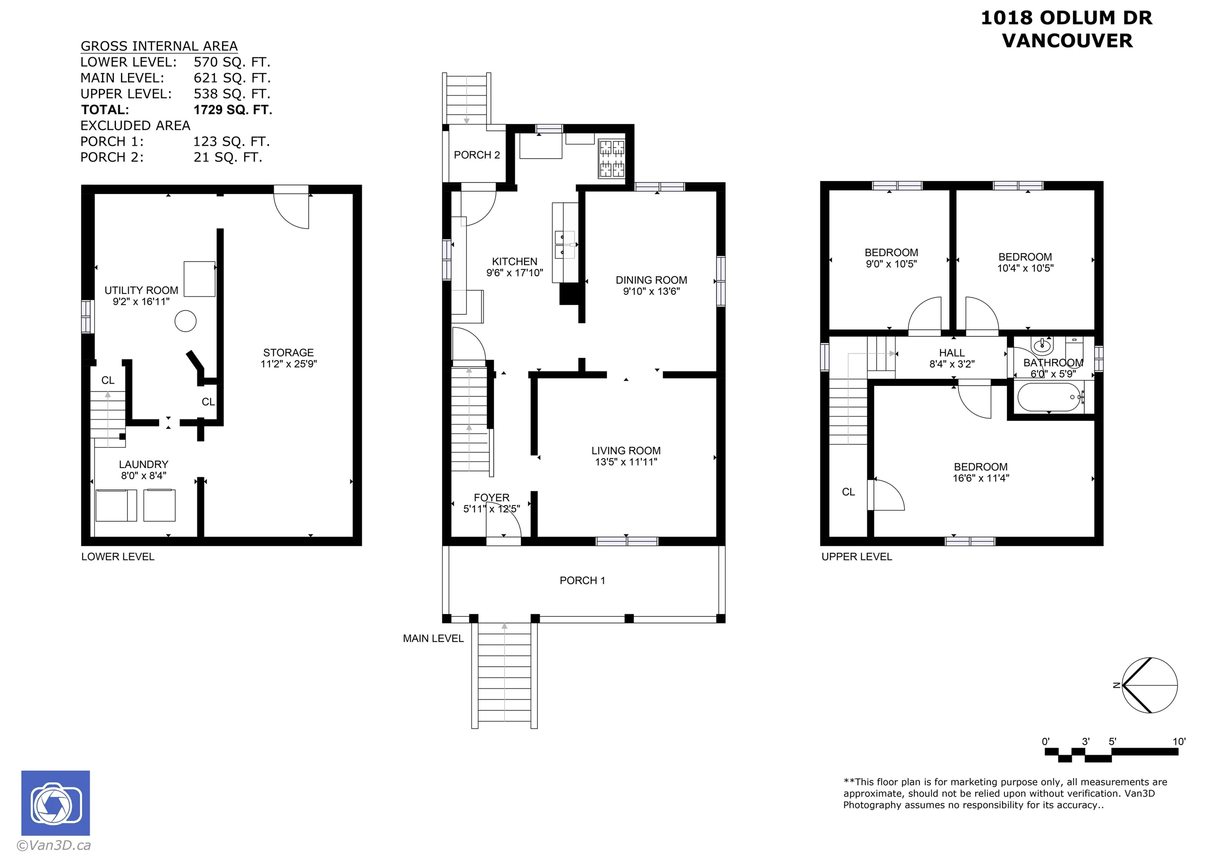 Property at 1018 ODLUM DRIVE, Vancouver, BC
