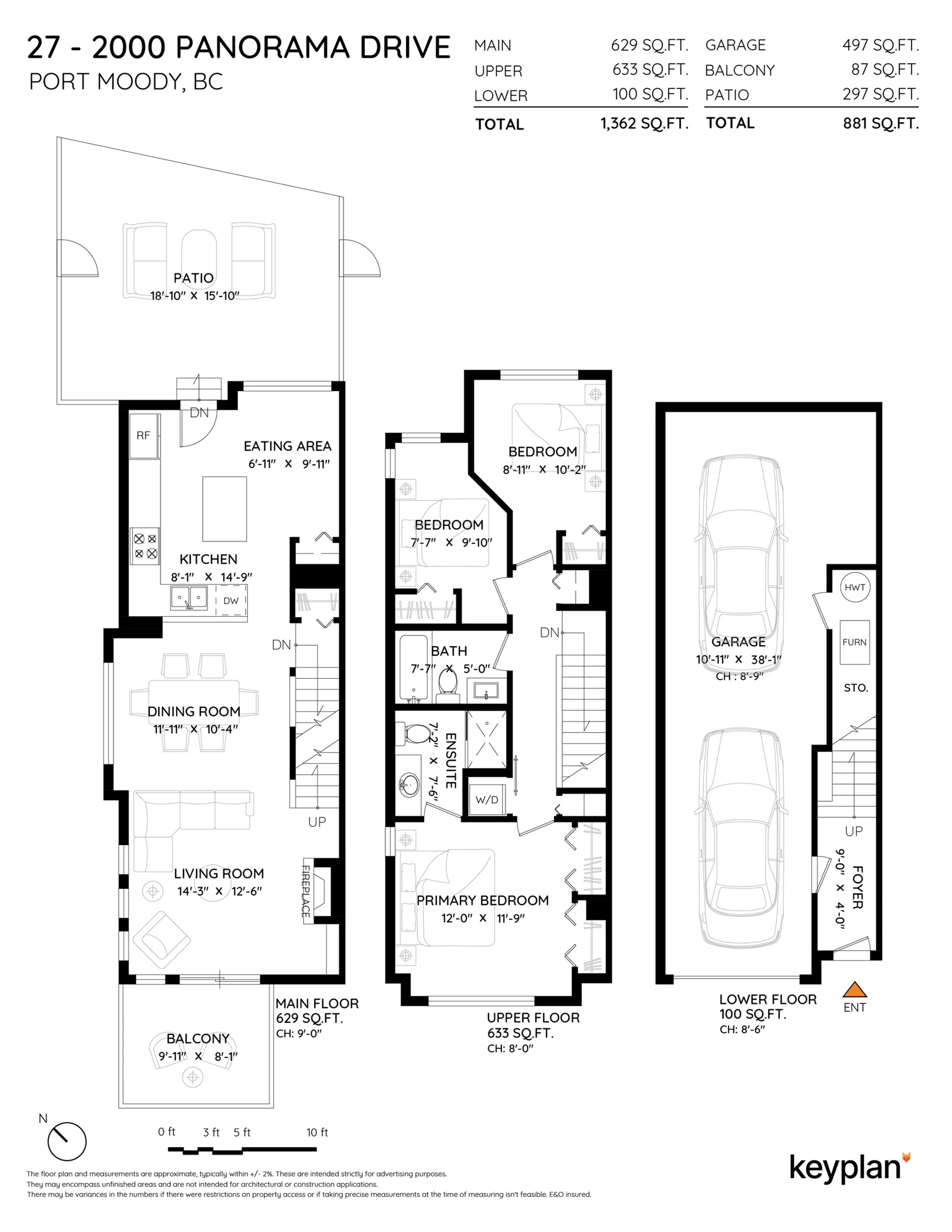 Property at #27 2000 PANORAMA DRIVE, Port Moody, BC
