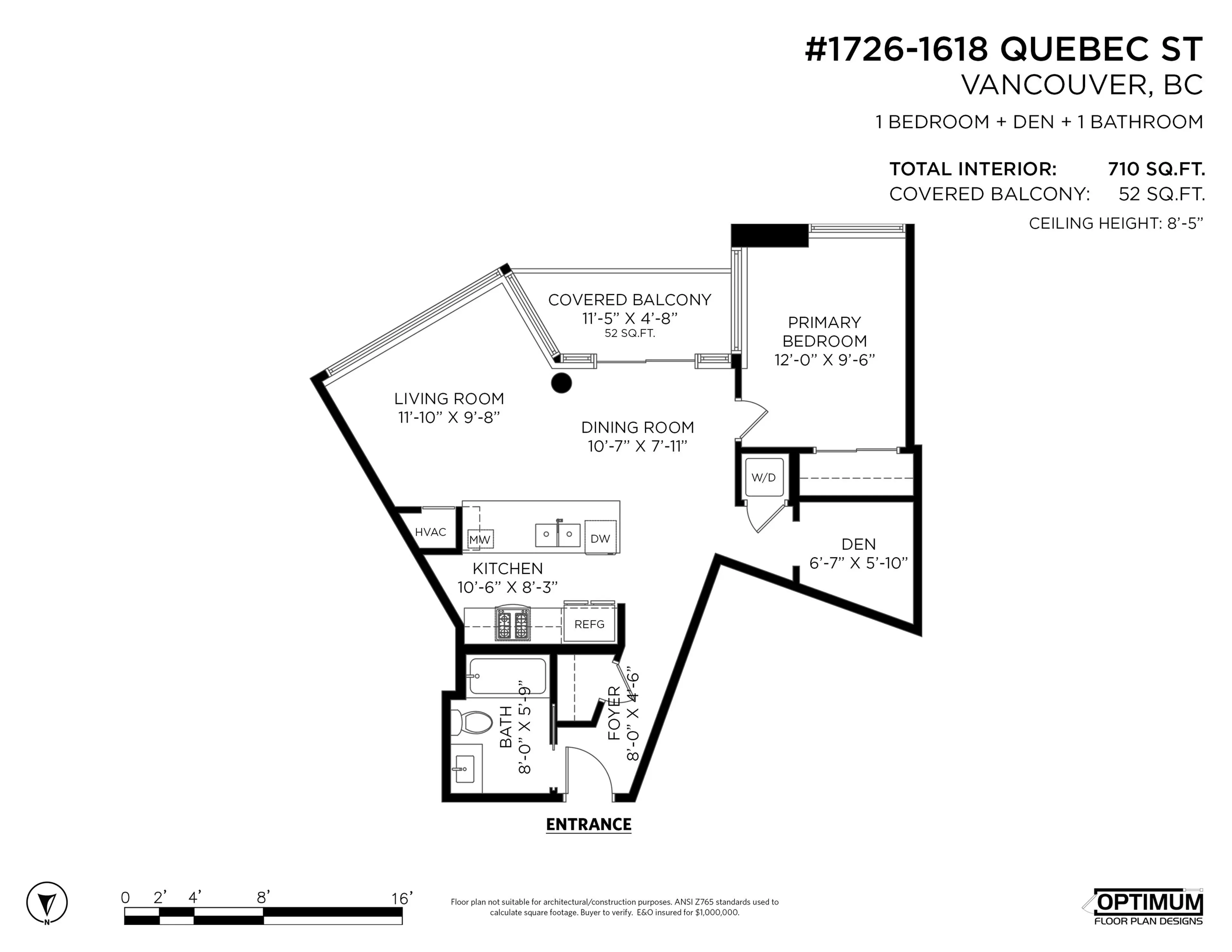 Property at #1726 1618 QUEBEC STREET, Vancouver, BC