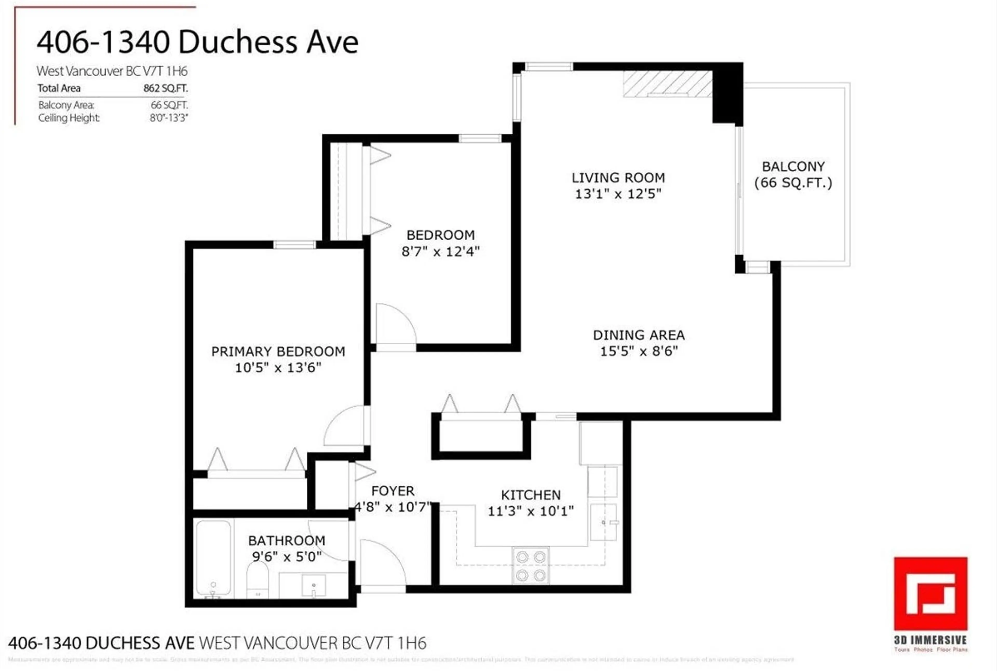 Property at #406 1340 DUCHESS AVENUE, West Vancouver, BC