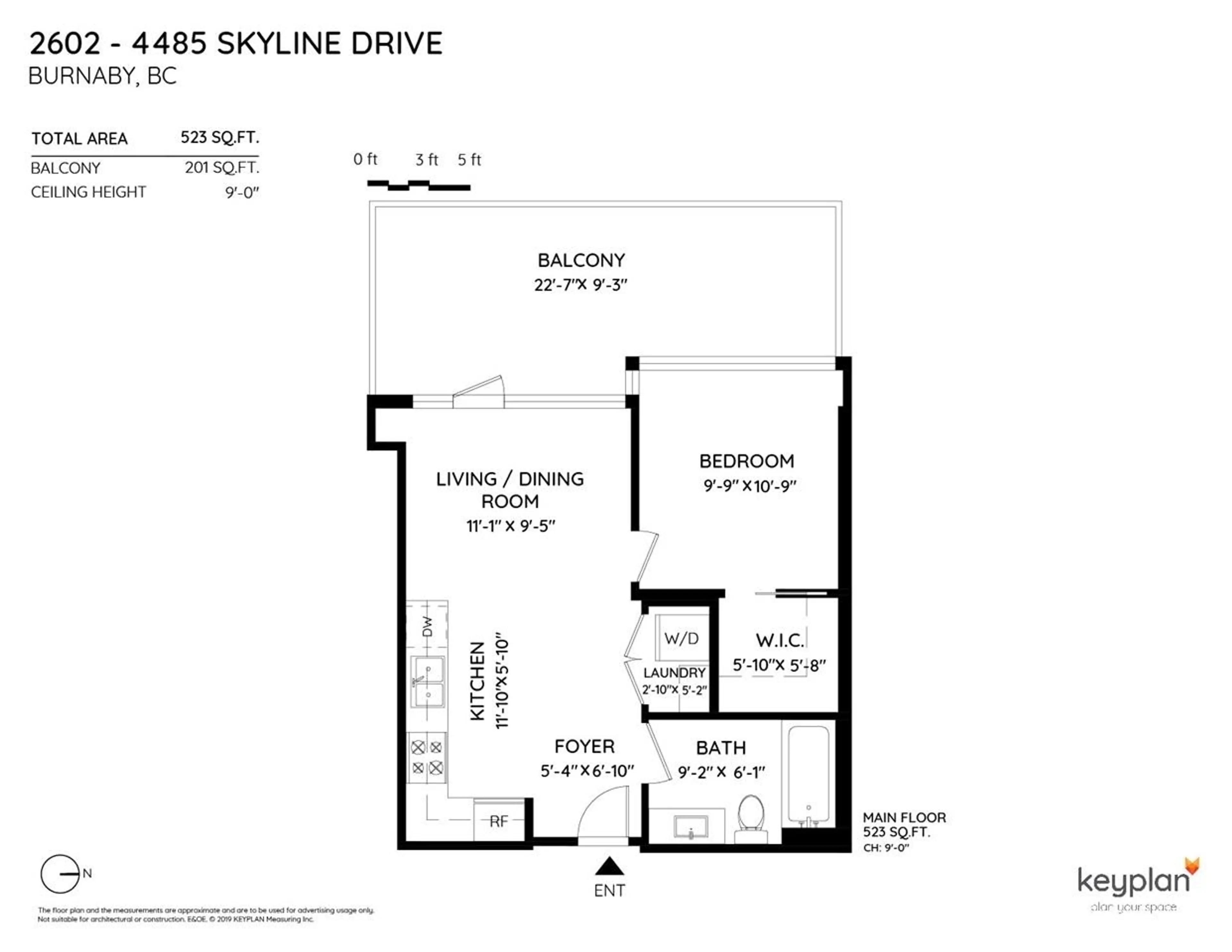 Property at #3302 4485 SKYLINE DRIVE, Burnaby, BC