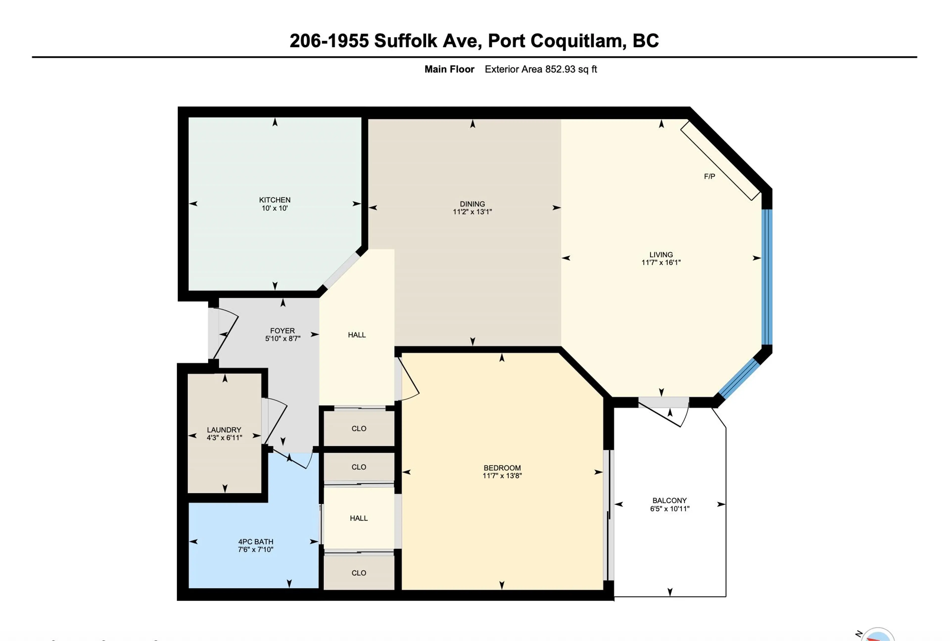 Property at #206 1955 SUFFOLK AVENUE, Port Coquitlam, BC