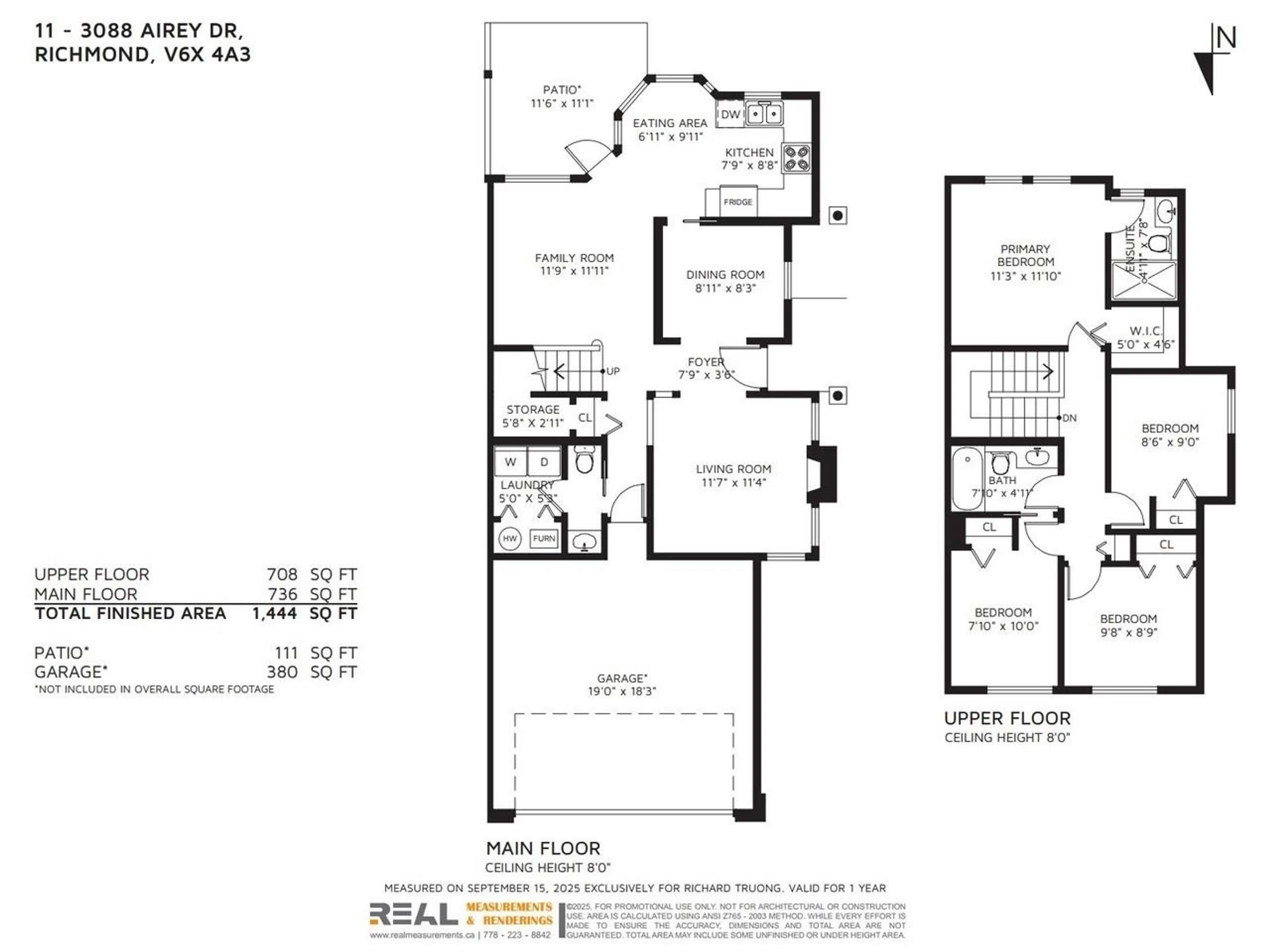 Property at #11 3088 AIREY DRIVE, Richmond, BC