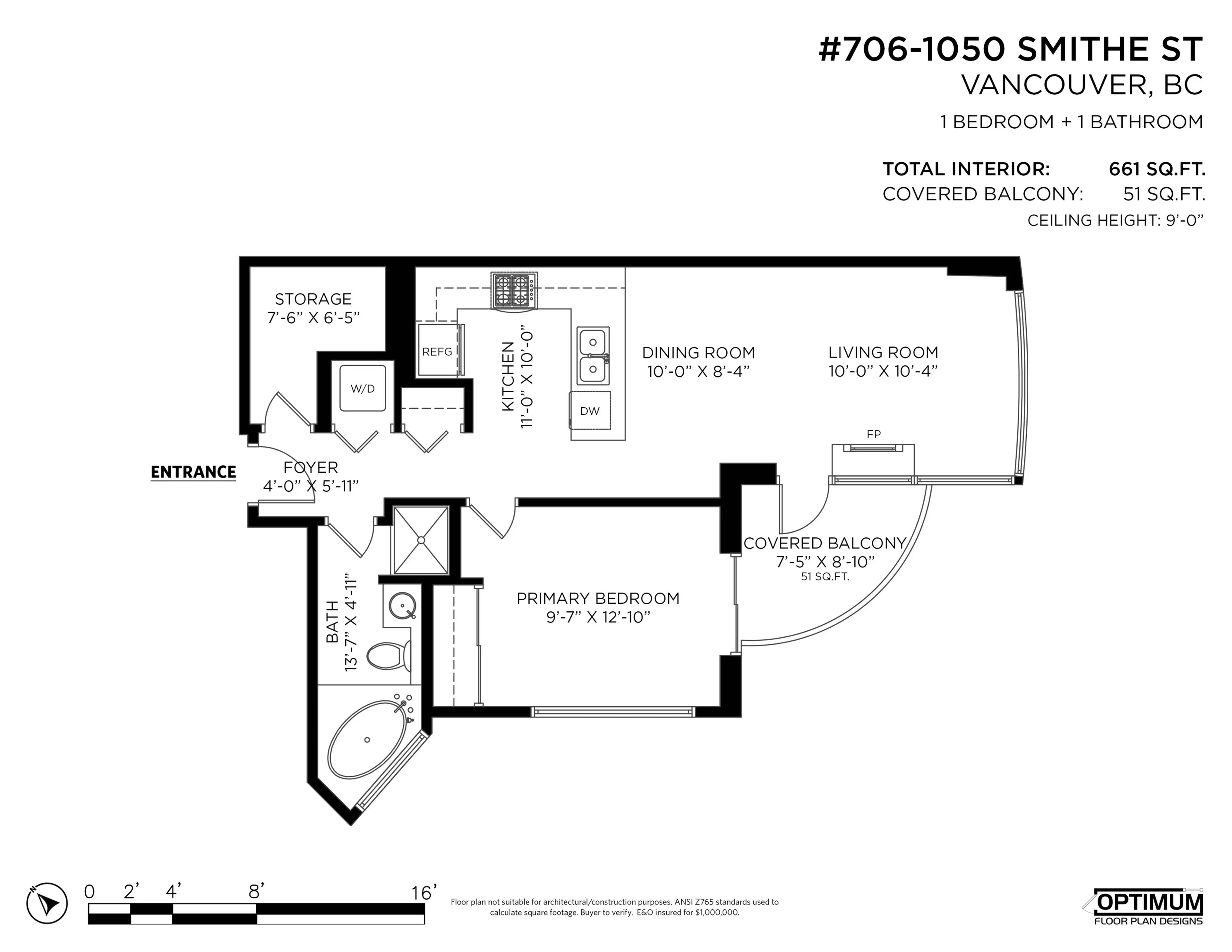Property at #706 1050 SMITHE STREET, Vancouver, BC