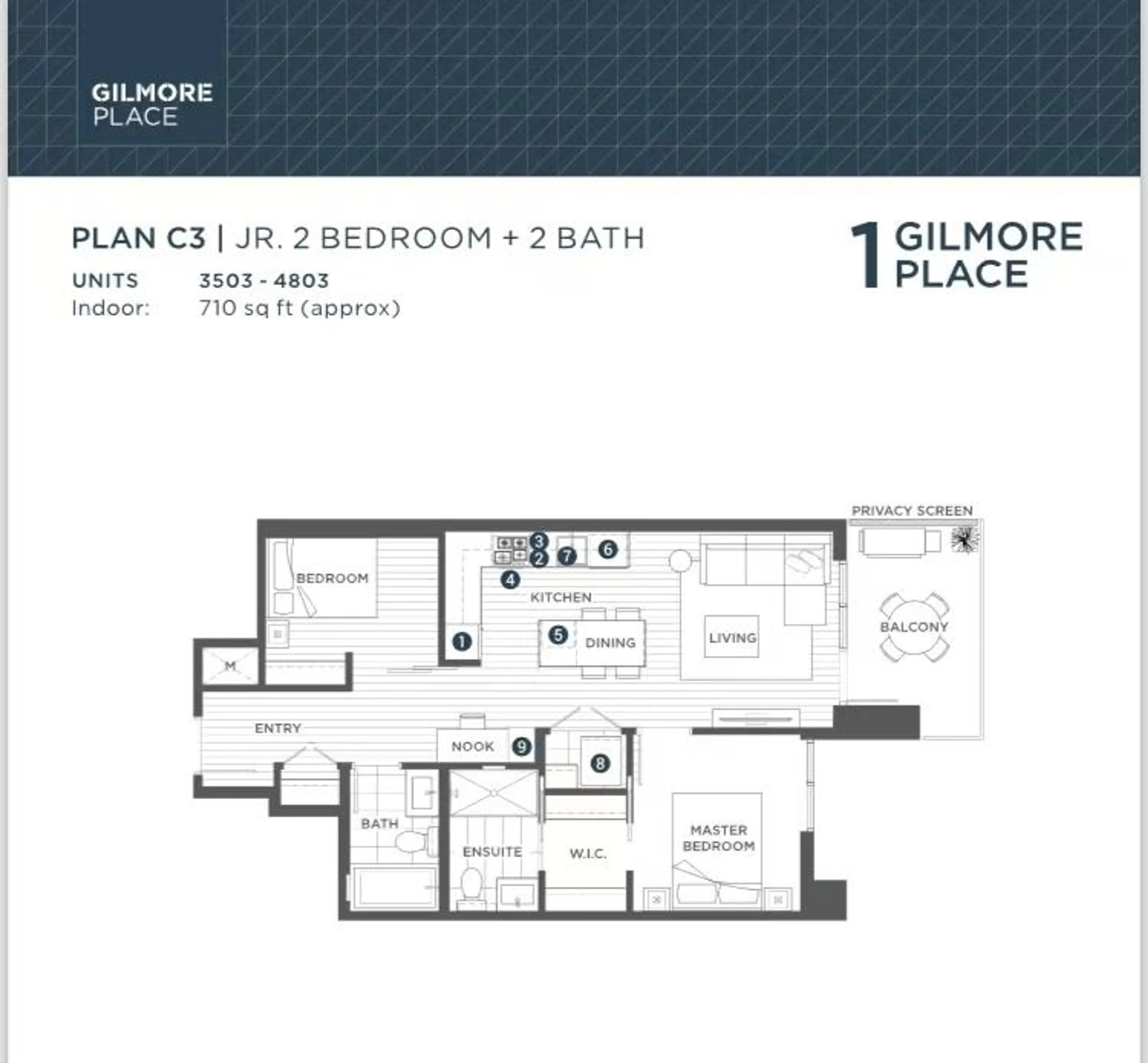 Property at #3903 2186 GILMORE AVENUE, Burnaby, BC