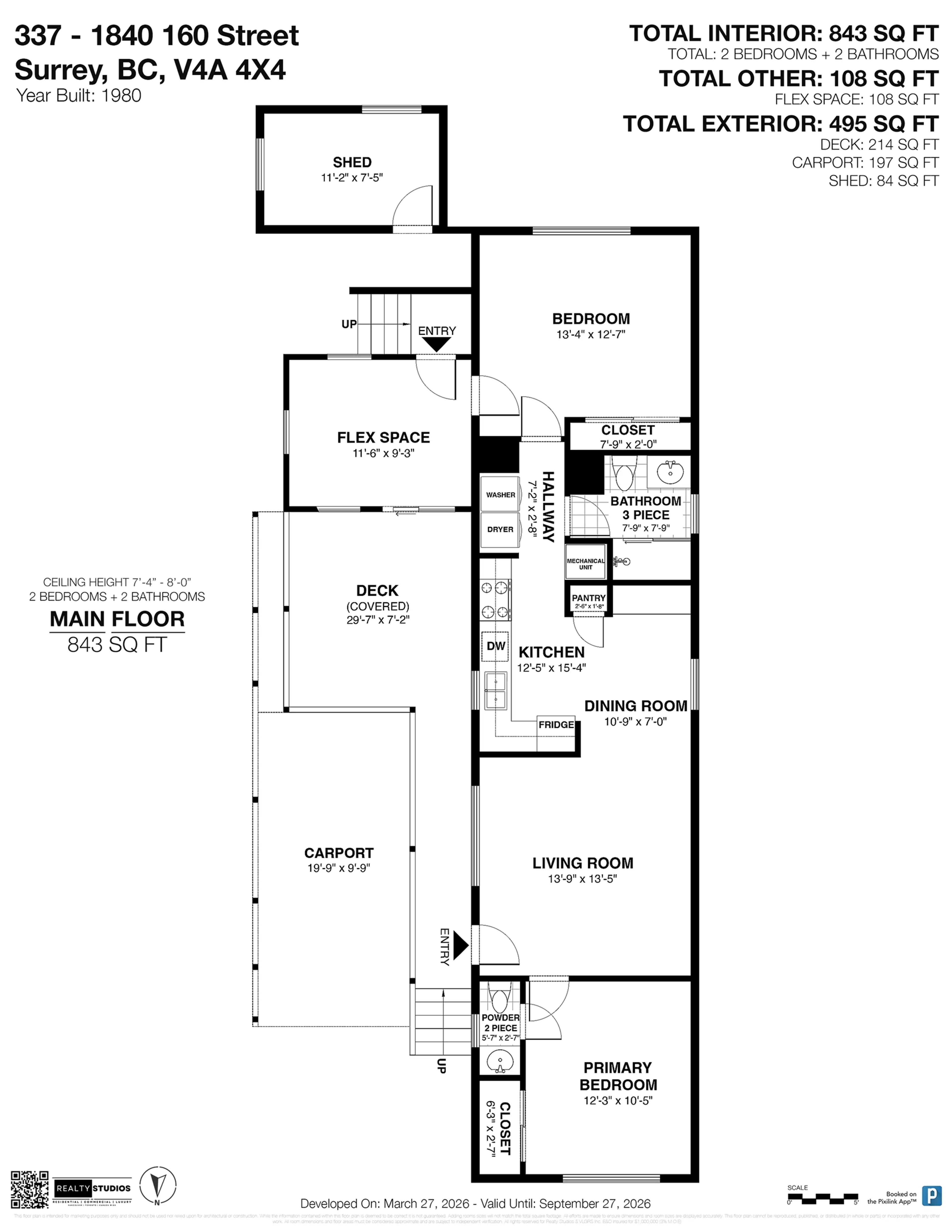 Property at #337 1840 160 STREET, Surrey, BC