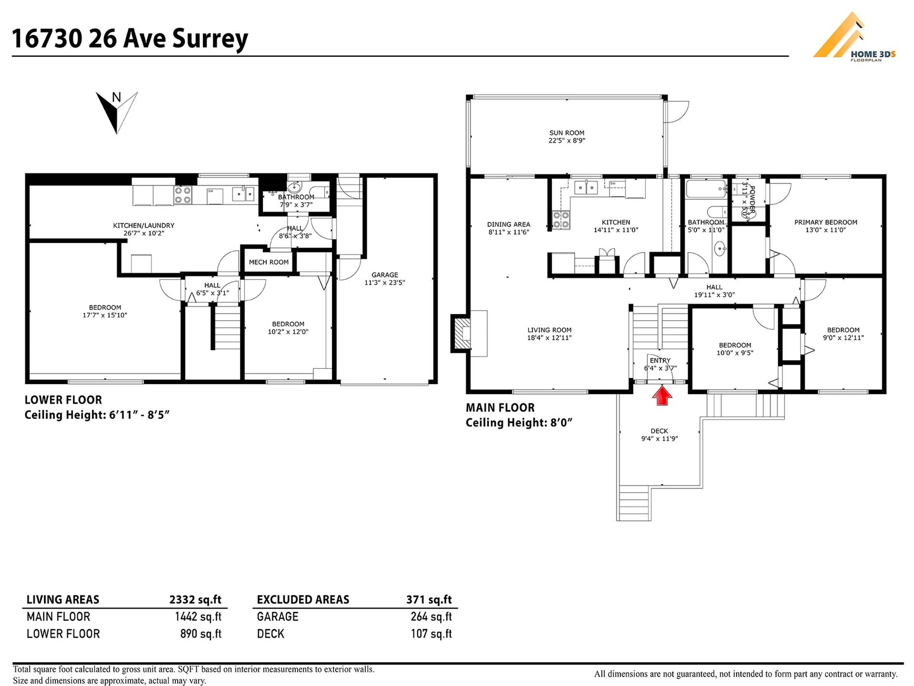 Property at 16730 26 AVENUE, Surrey, BC