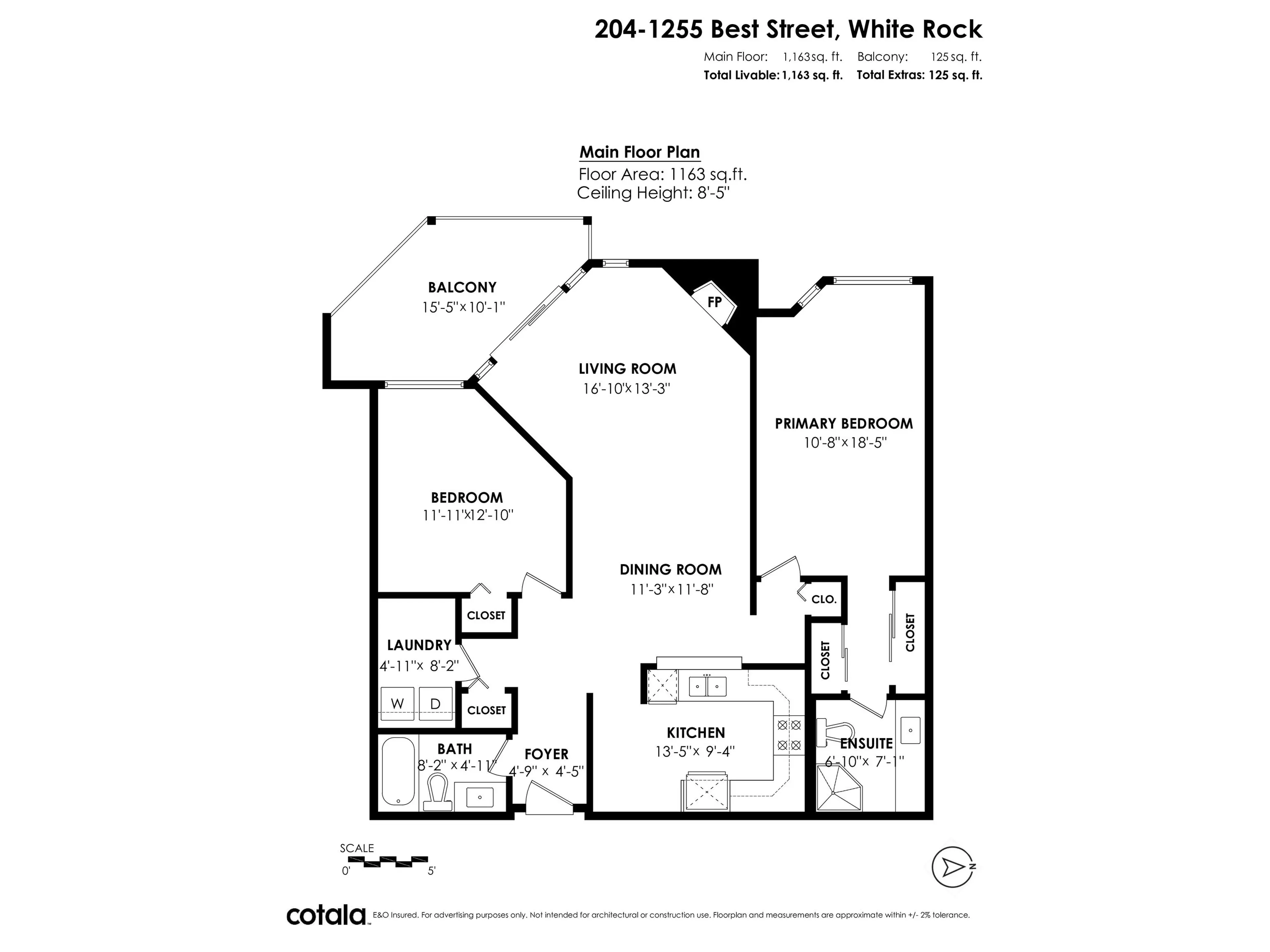 Property at #204 1255 BEST STREET, White Rock, BC