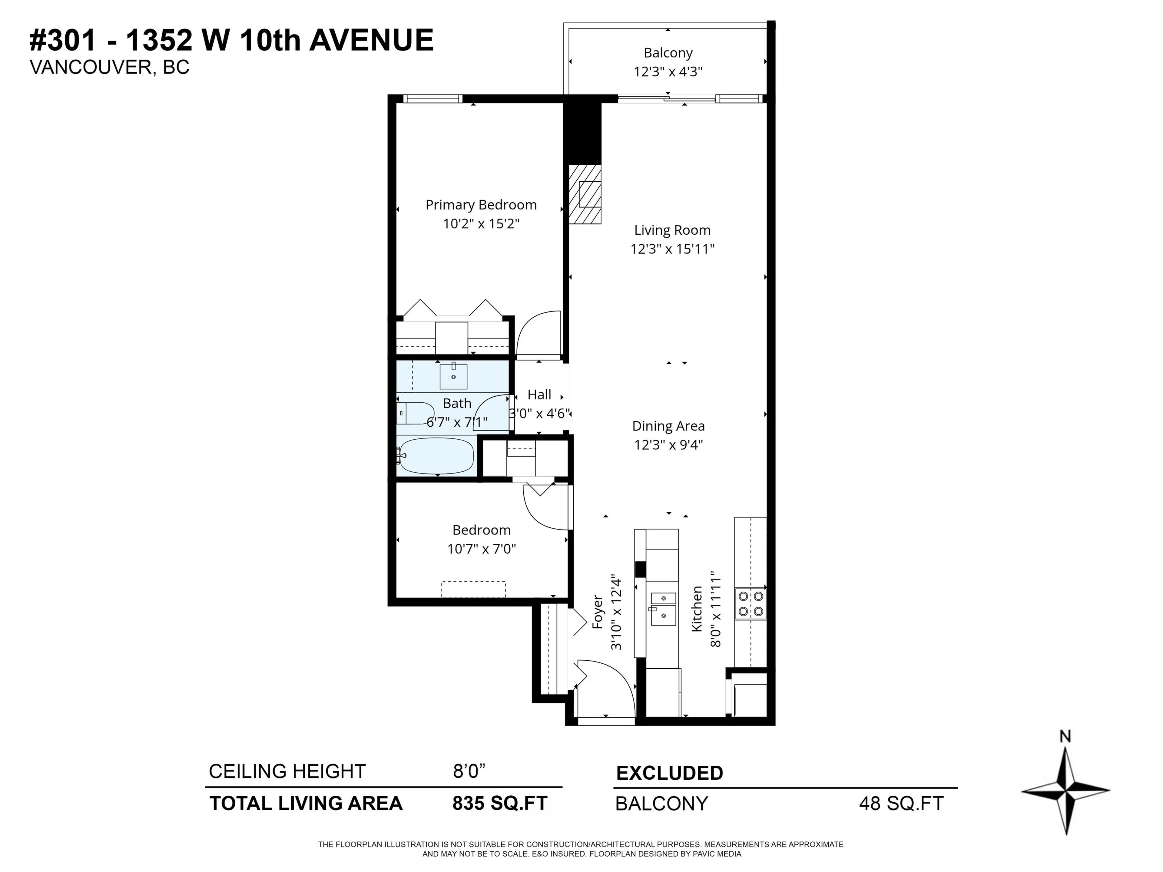 Property at #301 1352 W 10TH AVENUE, Vancouver, BC