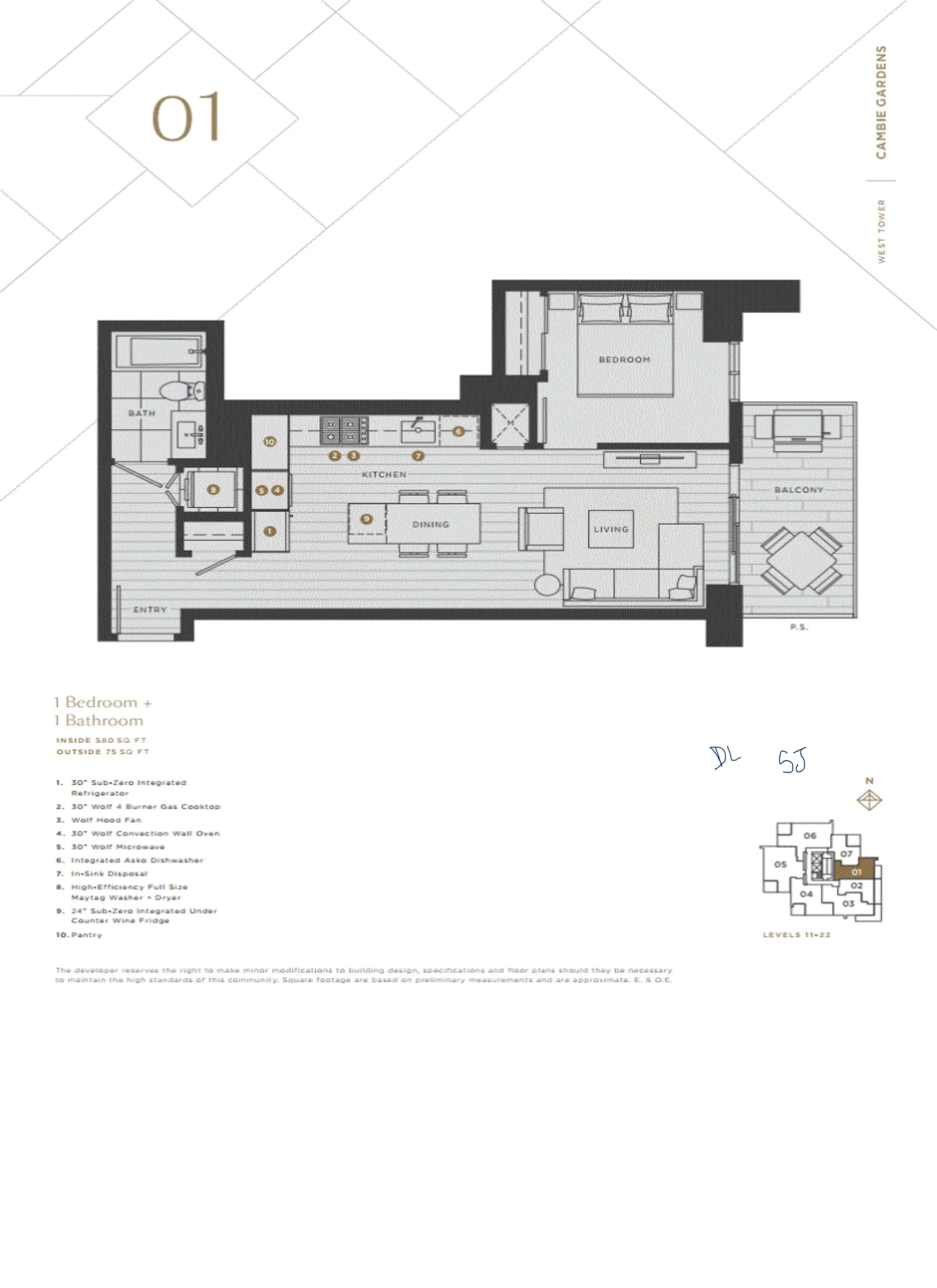 Property at #1601 7418 PAULSON STREET, Vancouver, BC